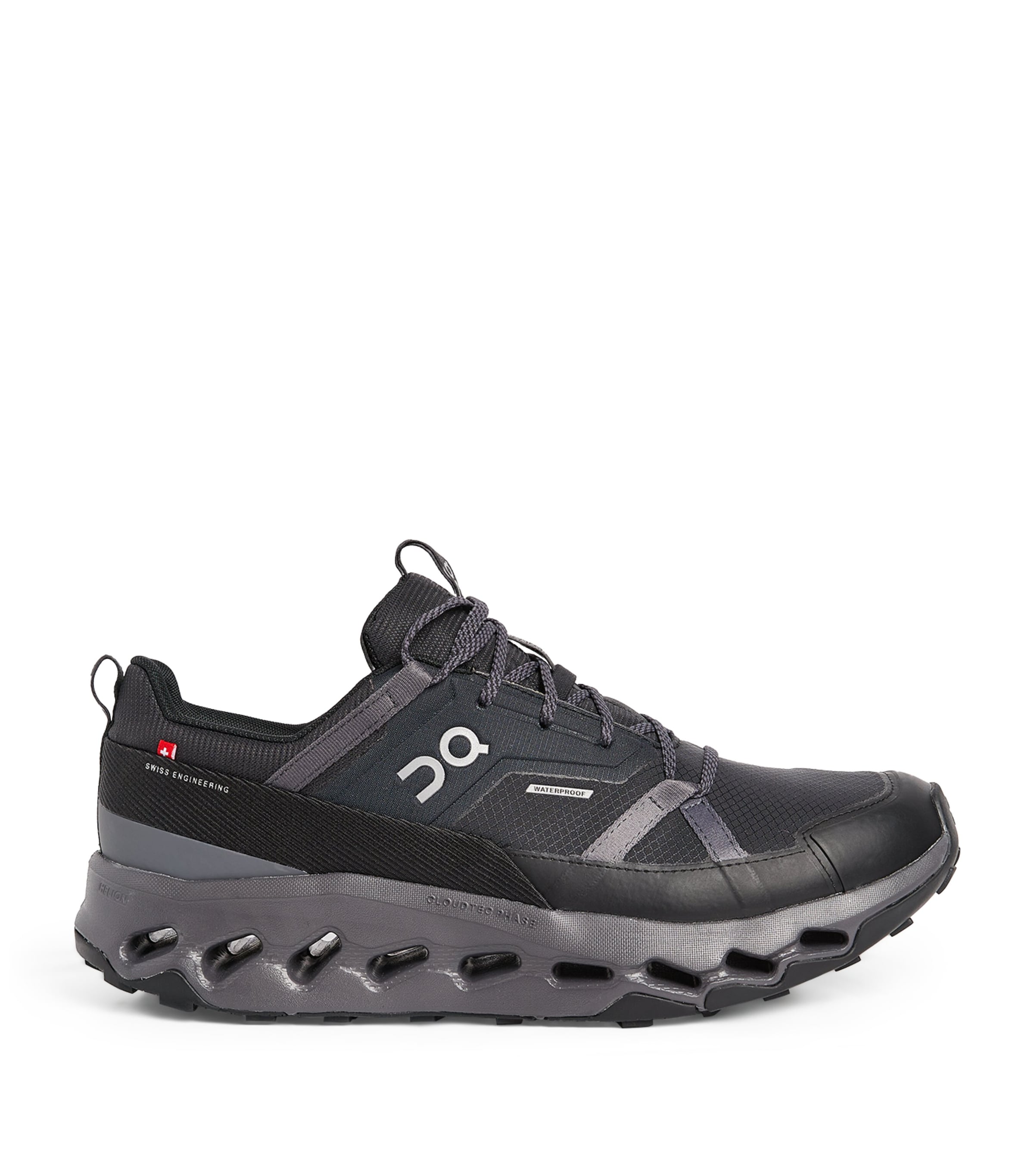 On Running Waterproof Cloudhorizon Trainers In Black