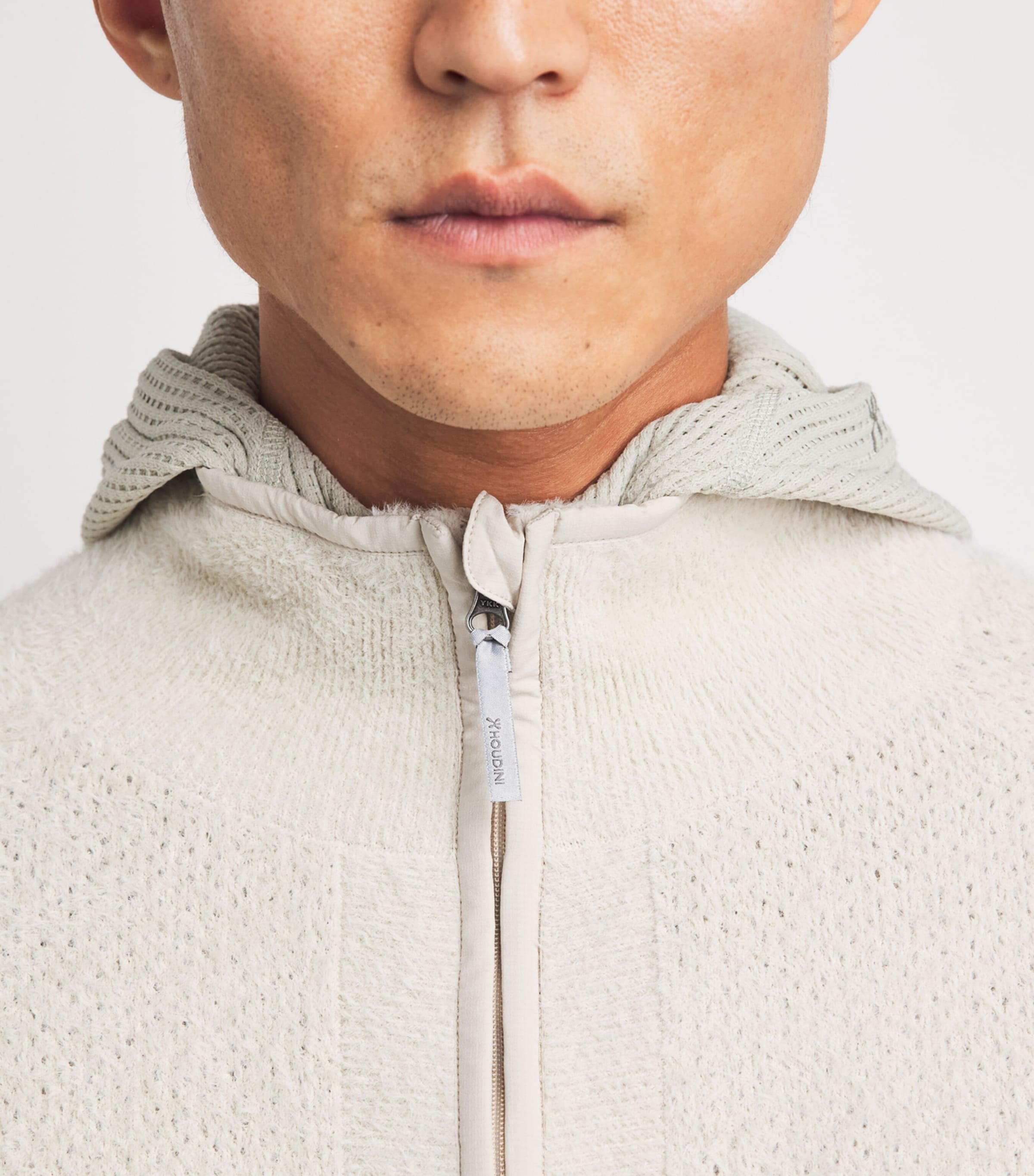 Houdini Mens Full-Zip Lykan Fleece Foggy Mountain Image 3