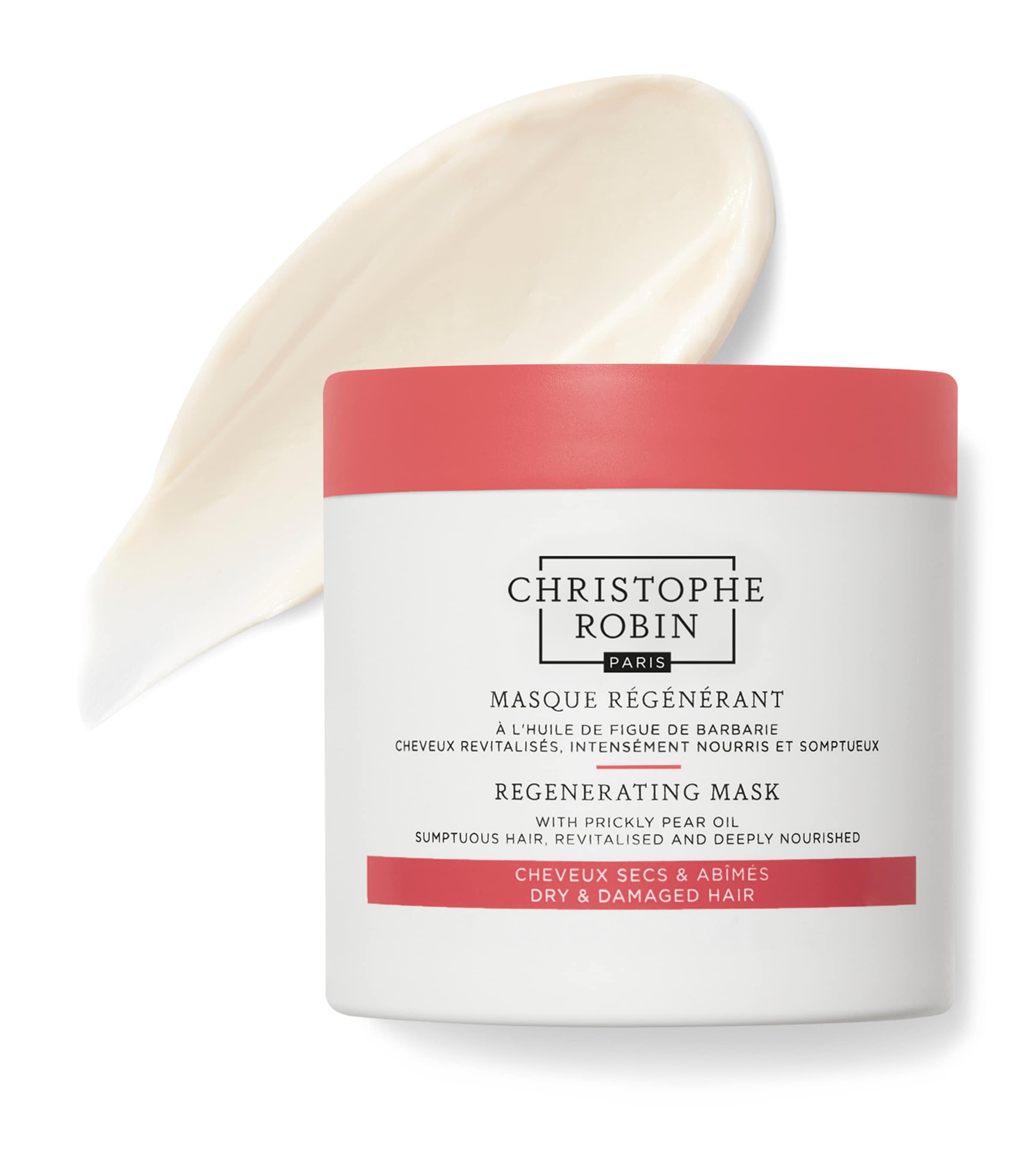 Christophe Robin Regenerating Mask With Prickly Pear Oil In White