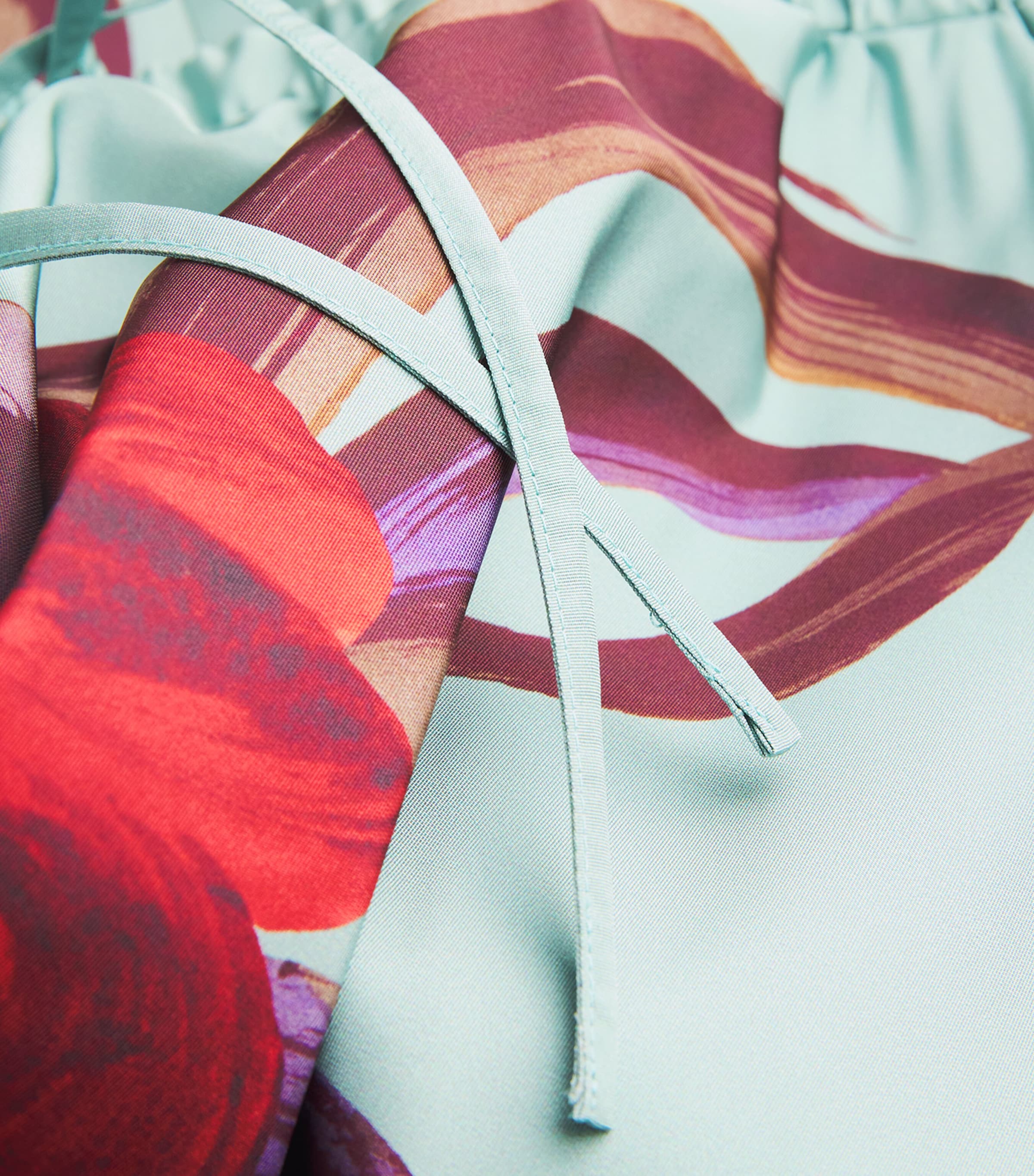 Floral Drawstring Midi Skirt BU01PEONY PLACEE Image 5