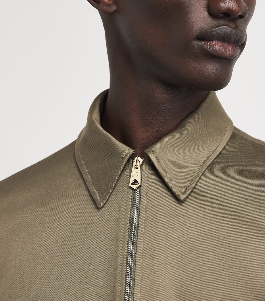 Cotton-Blend Bomber Jacket GREY-74 Image 3