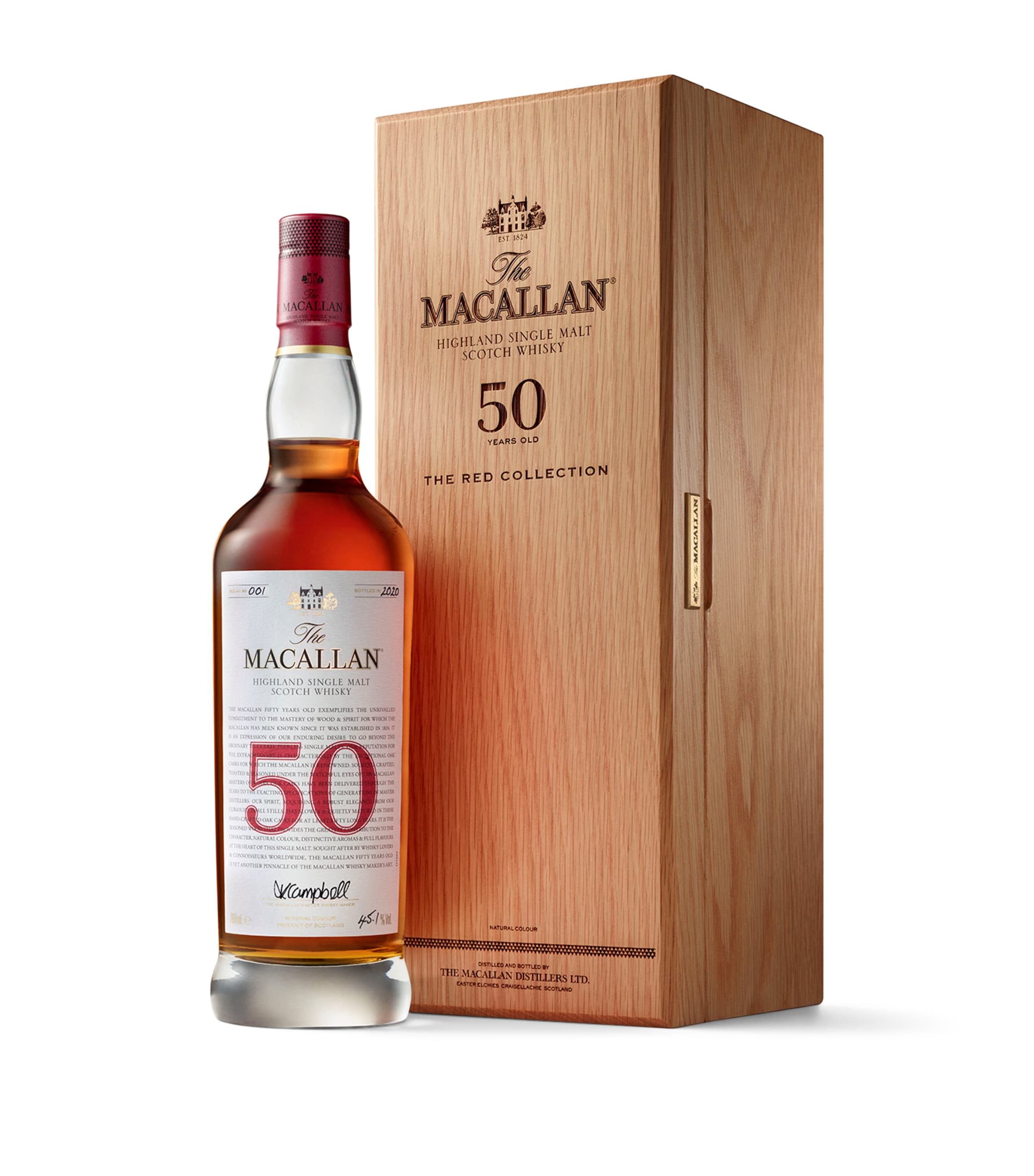The Macallan 50-Year-Old The Red Collection Single Malt Scotch Whisky (70cl) | Wine & Spirits | Spirits | Whiskey | Designers | The Macallan