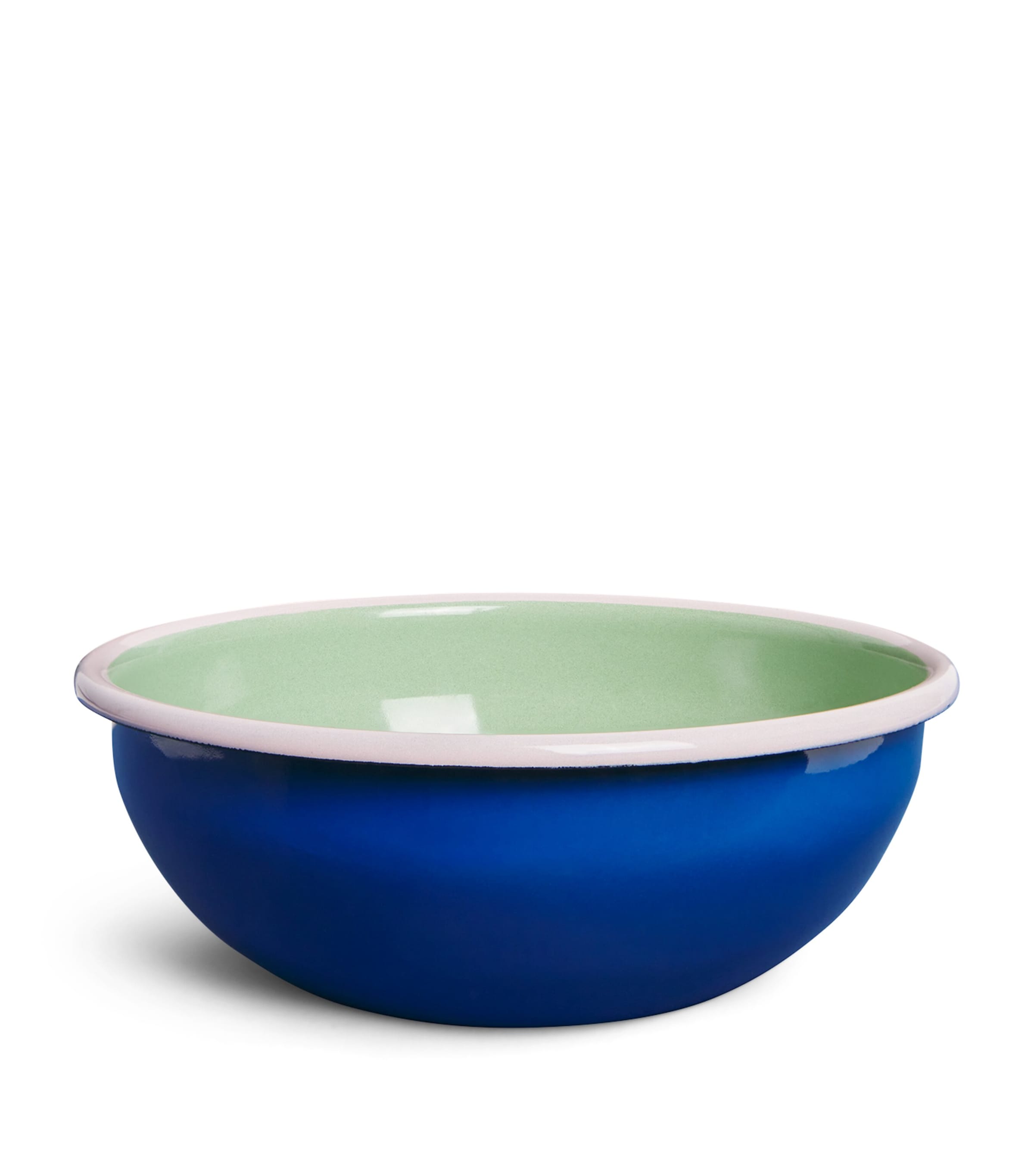 Harrods Enamel Bowl In Pink