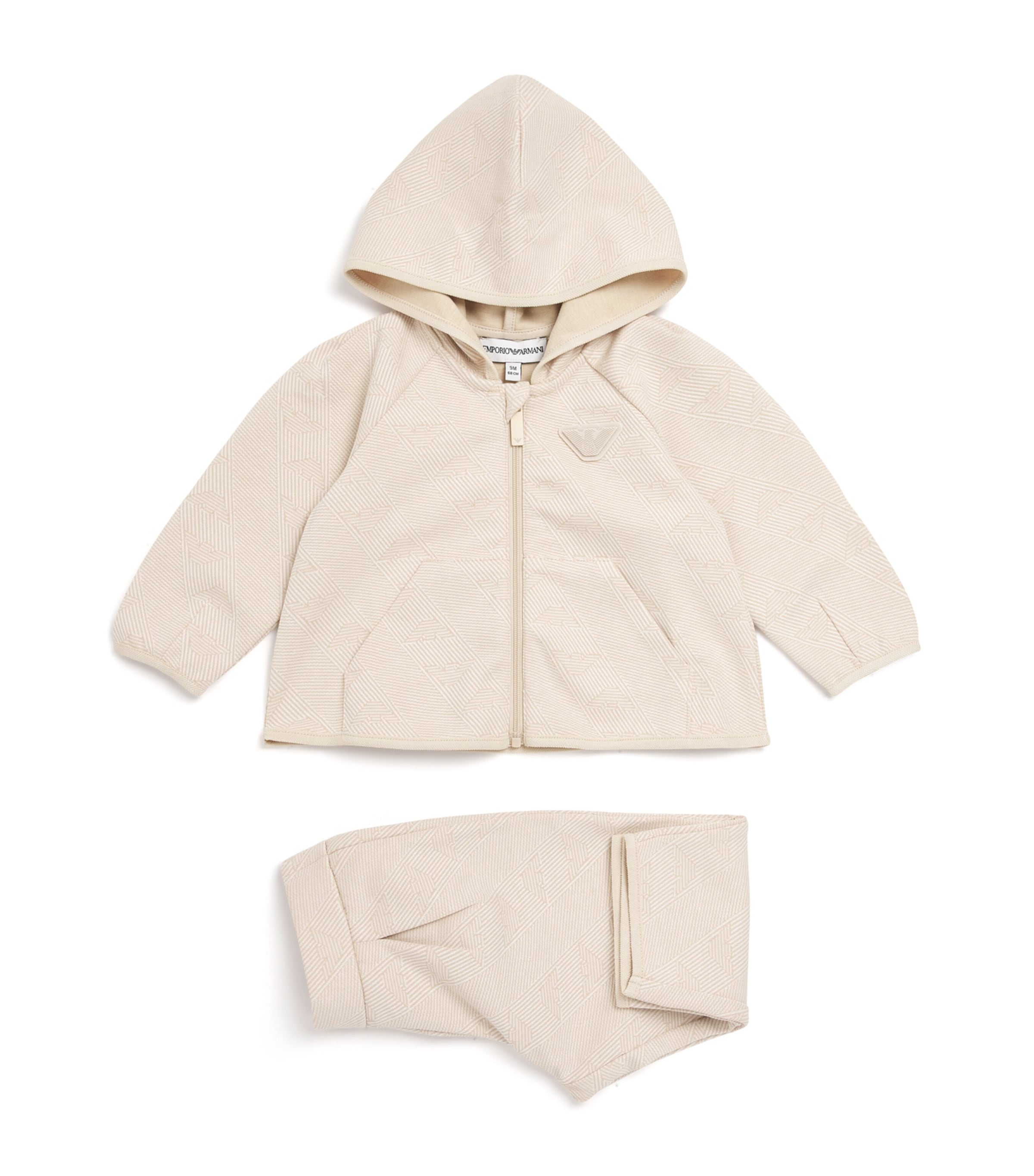 Jacquard Logo Tracksuit (6-36 Months) FRENCH OAK Image 1