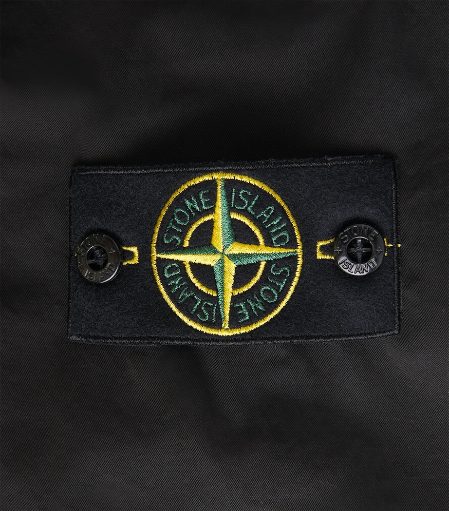 Stone Island Mens Organic Cotton-Blend Short-Sleeve Shirt Image 6