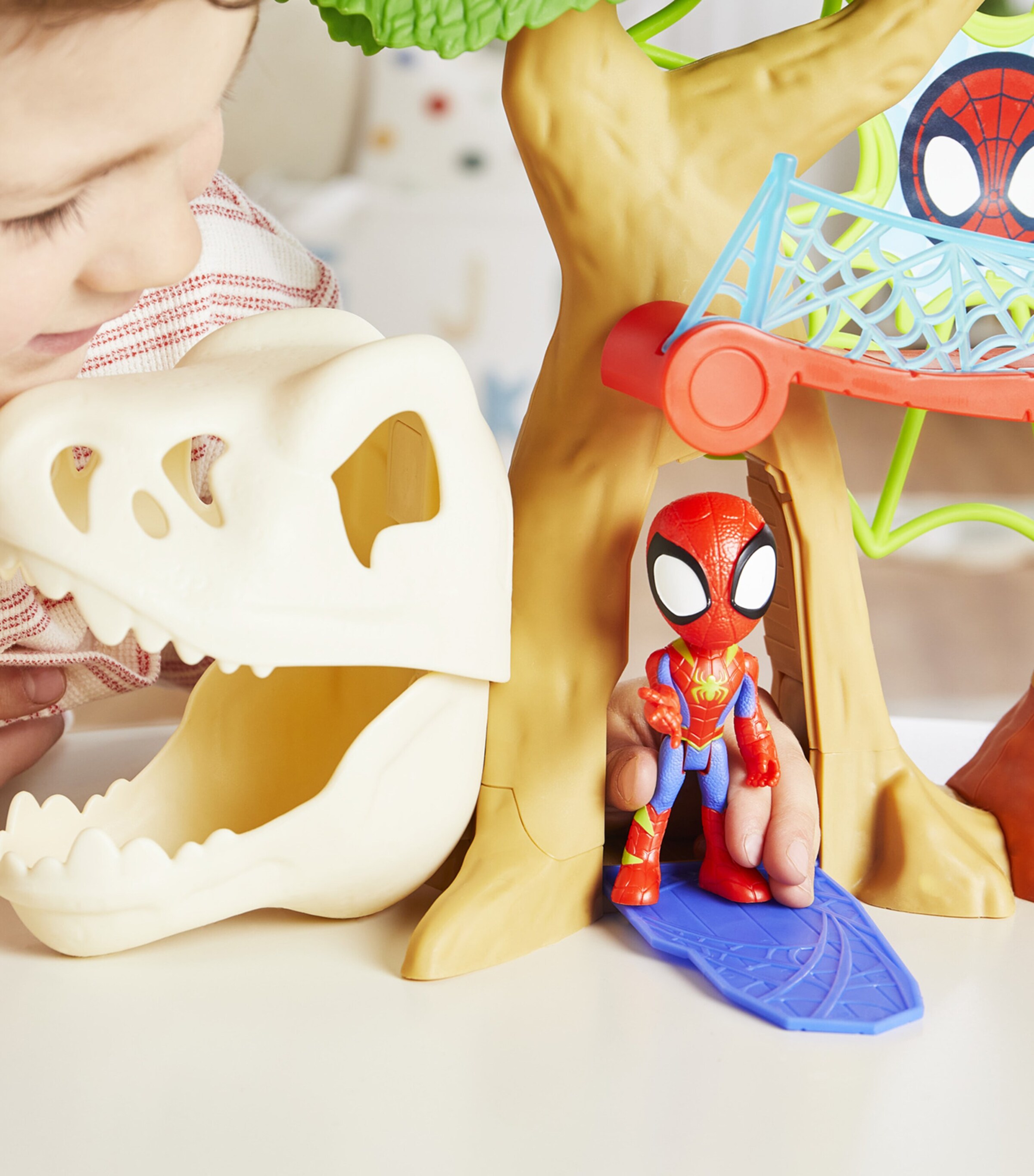 Marvel Marvel Spidey and His Amazing Friends Dino-Webs Treehouse Image 8