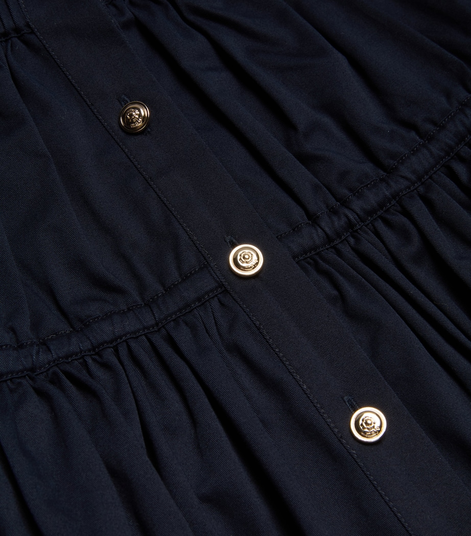 Button-Detail Mini Skirt NAVY Image 2