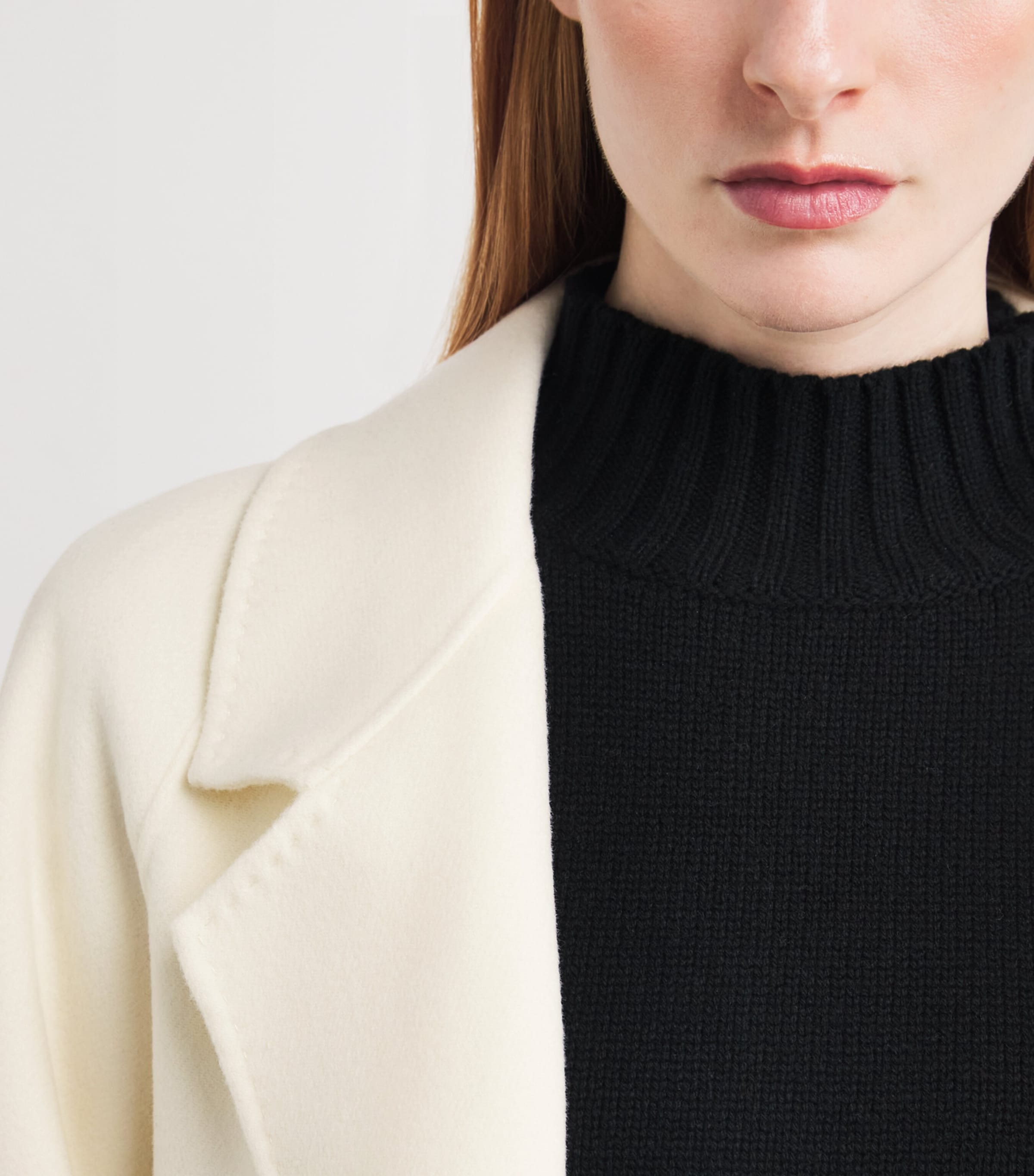 Wool Suza Duster Coat ECRU Image 6