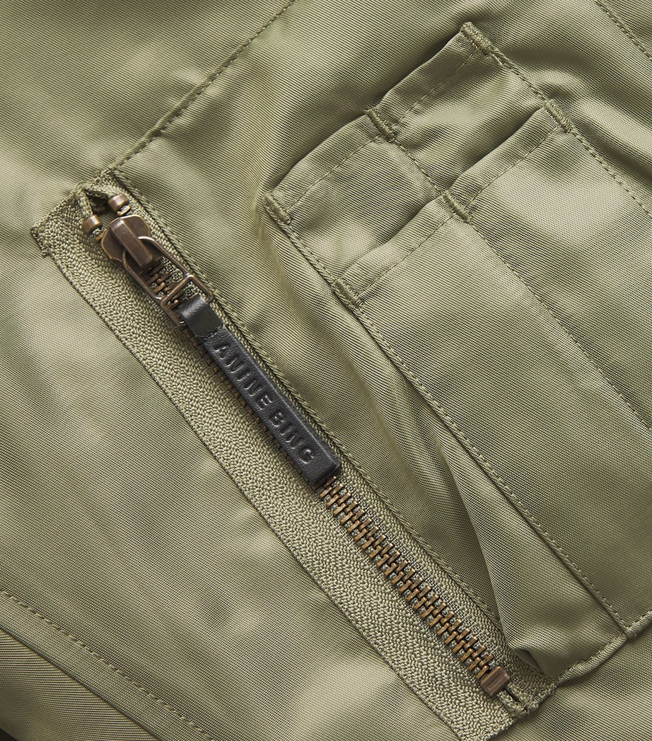 Leon Bomber Jacket ARMY GREEN Image 5