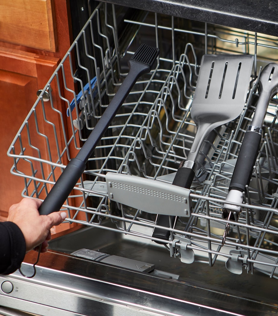 Set of 3 Precision Grill Tools BLACK/SILVER Image 3