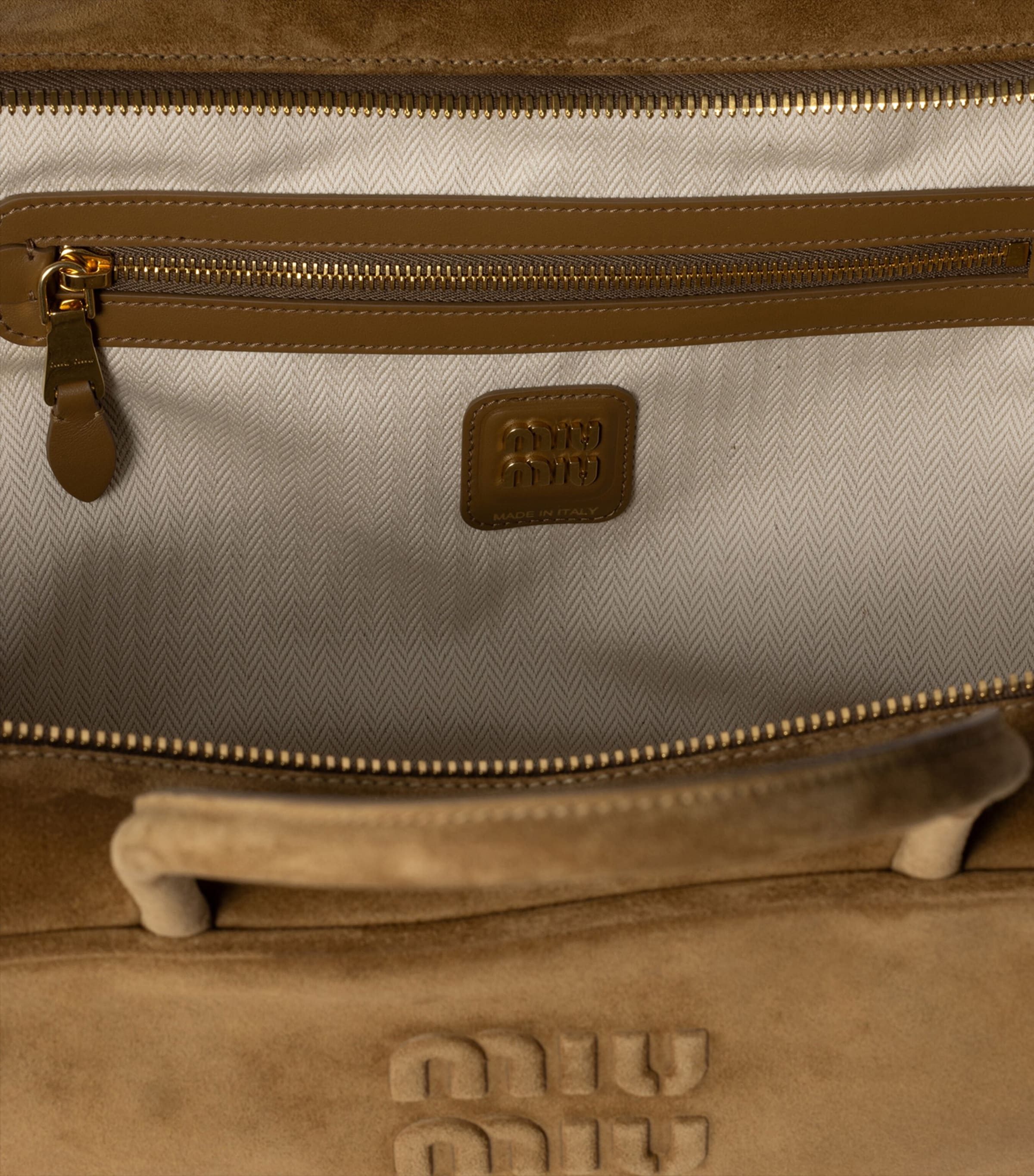 Suede Beau Top-Handle Bag F0393 Image 5