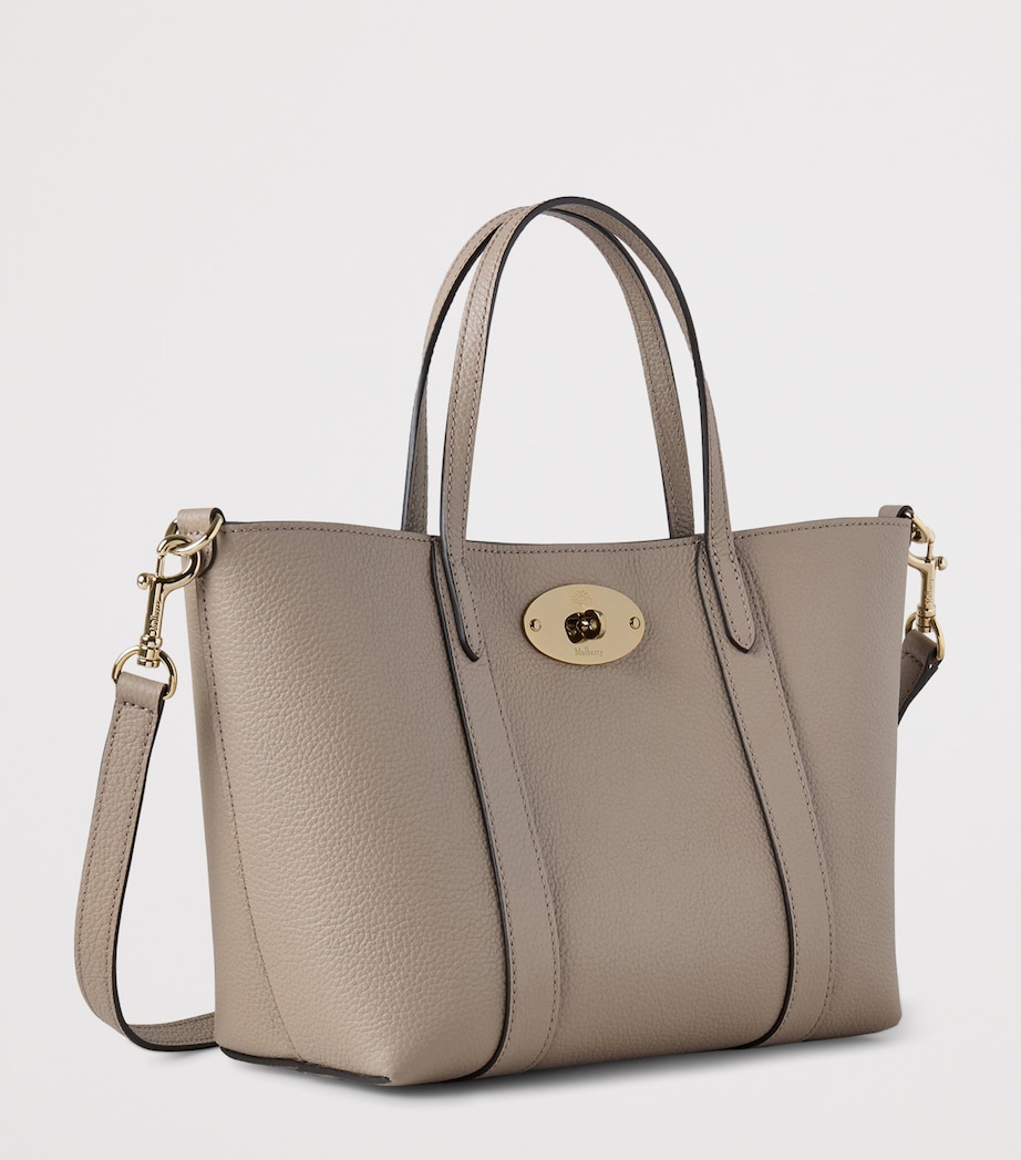 Mulberry Mini Leather Bayswater Tote Bag Cashmere Taupe Image 2