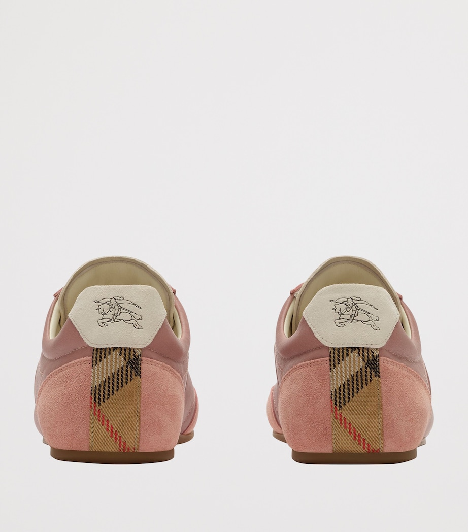 Burberry Leather Knight Runner Sneakers Duskyrose Dovebeige Image 3