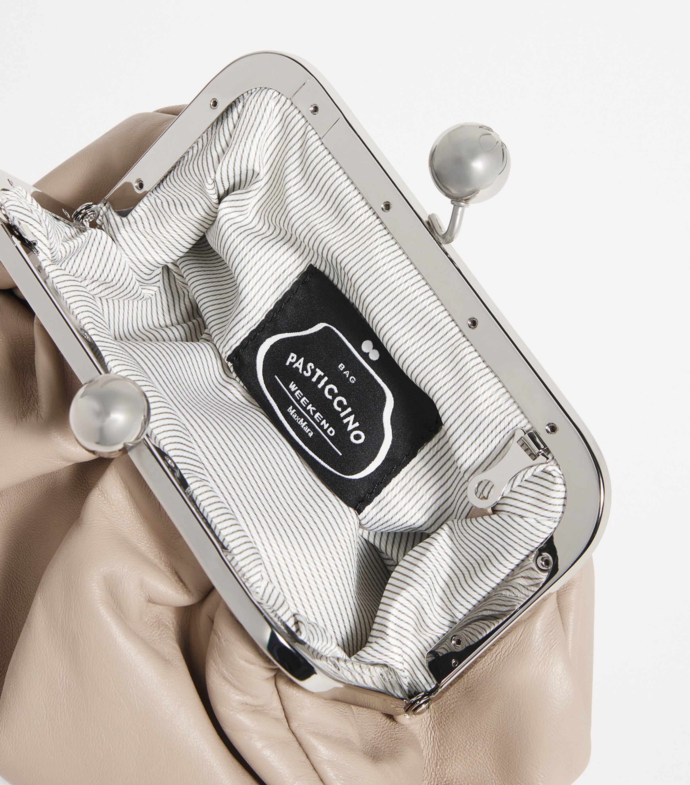 Small Leather Pasticcino Bag SAND Image 6