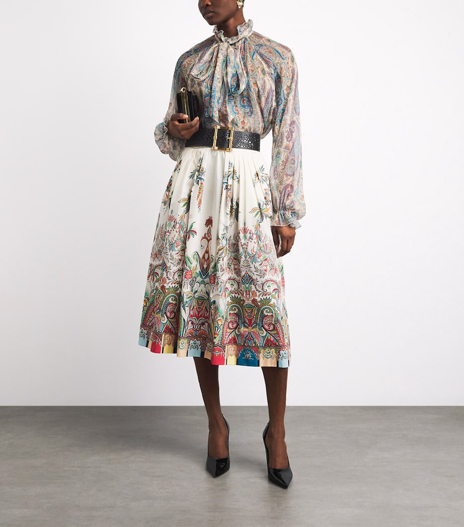 Etro Reversible Laser-Cut Belt Black Image 5