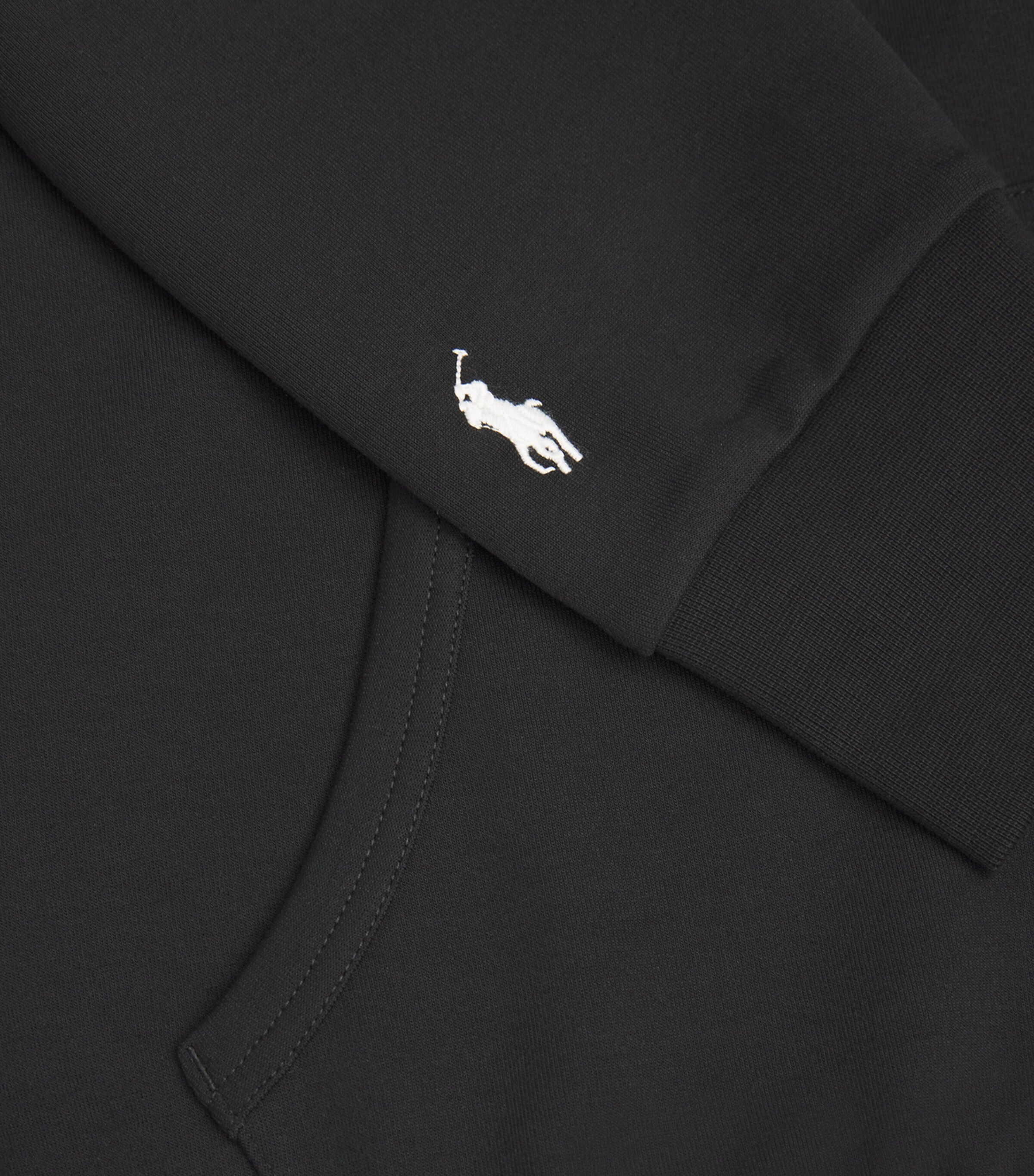 Polo Ralph Lauren Mens Chain Logo Hoodie Black Image 5
