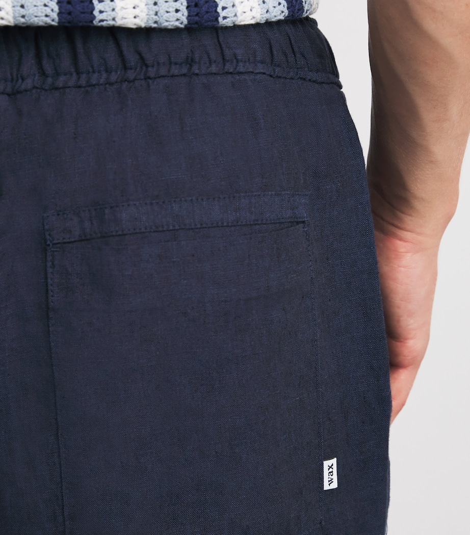 Linen Kirt Trousers NAVY Image 6