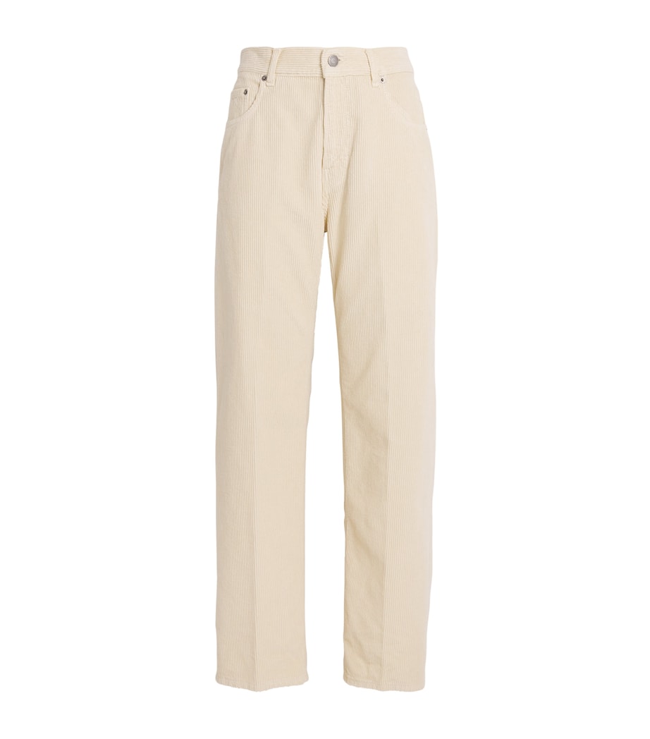 Cotton Corduroy Bonnie Trousers T0336 ECRU Image 1