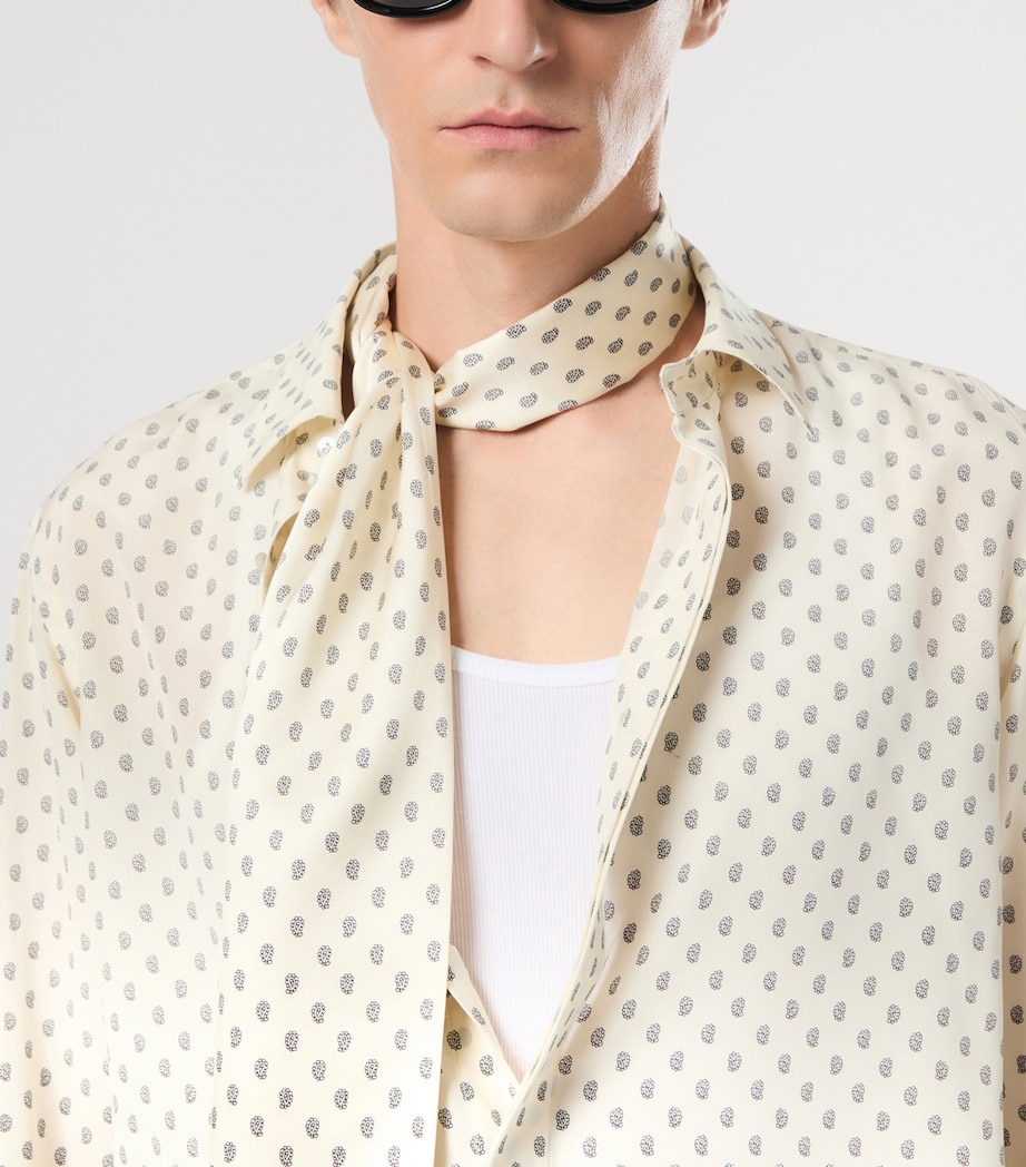 Silk Micro-Pattern Shirt WUC Image 4