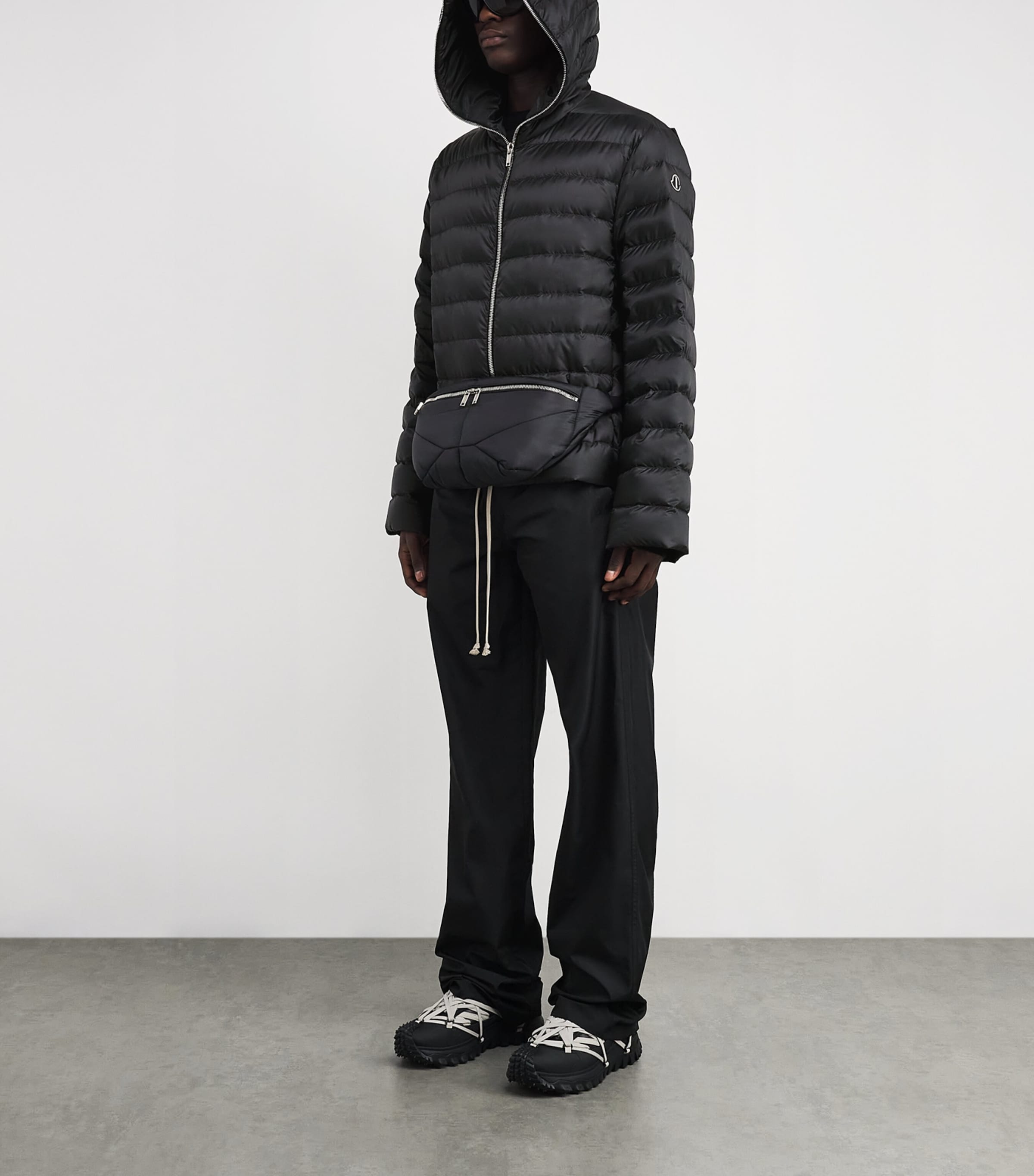 x Moncler Down Ziplock Puffer Jacket 999 - BLACK Image 2