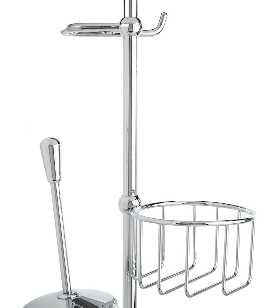 Cylinder Toilet Brush Holder SILVER Image 4