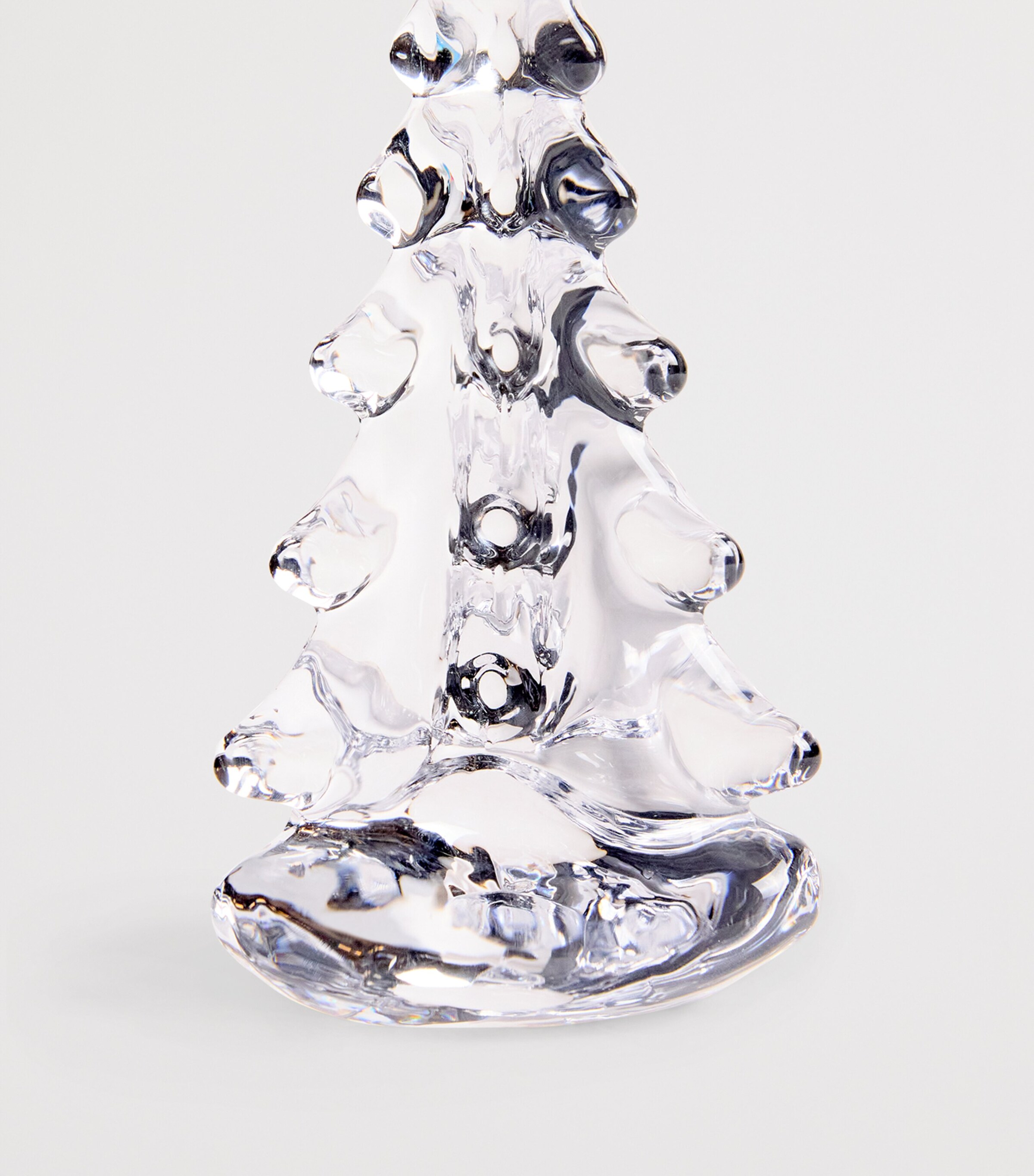 Glass Vermont Evergreen Christmas Tree Ornament CLEAR Image 2