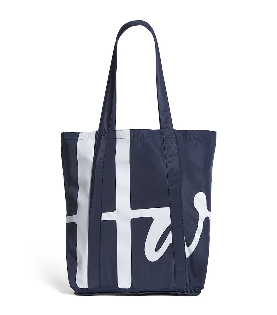 Logo Pocket Shopper Bag NAVY Image 1