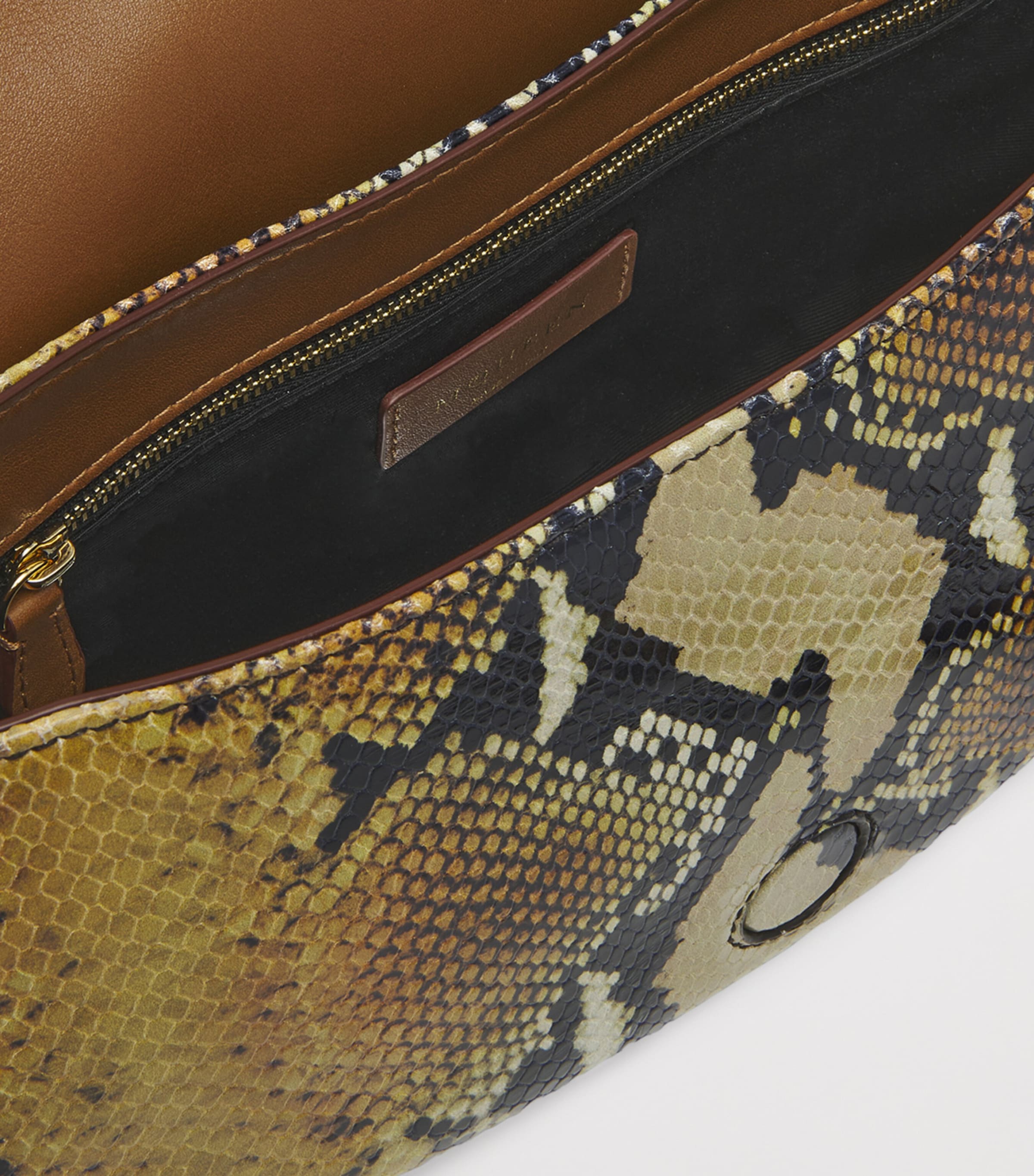 Leather T-Bar Satchel 8490 Image 6