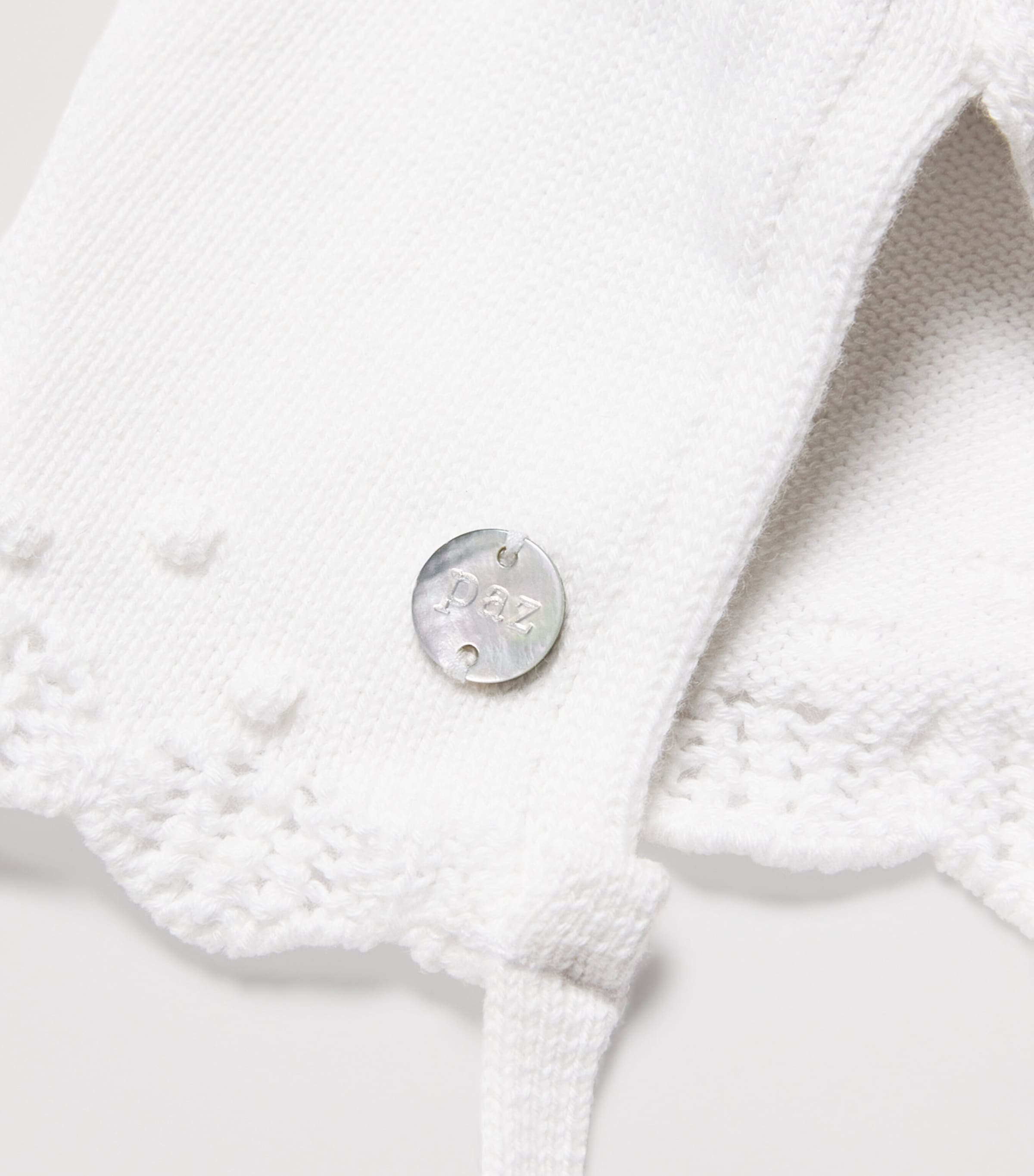 Merino Wool Alaia Bonnet 01 H82 WHITE Image 3