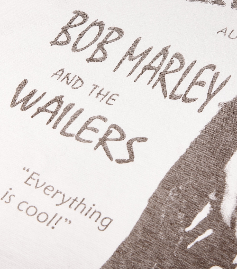 Cotton Bob Marley T-Shirt WHITE Image 5