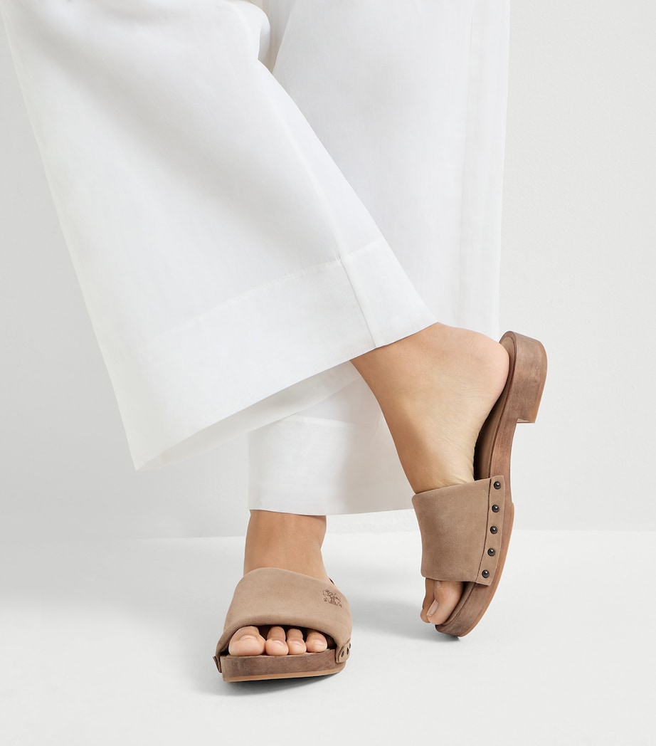 Brunello Cucinelli Suede Sandals 30 Image 4