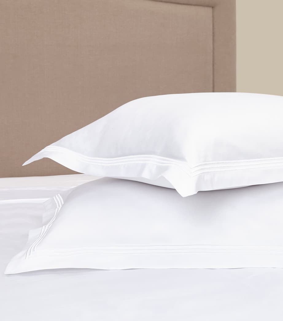 Lancaster Super King Flat Sheet (305cm x 320cm) WHITE Image 3