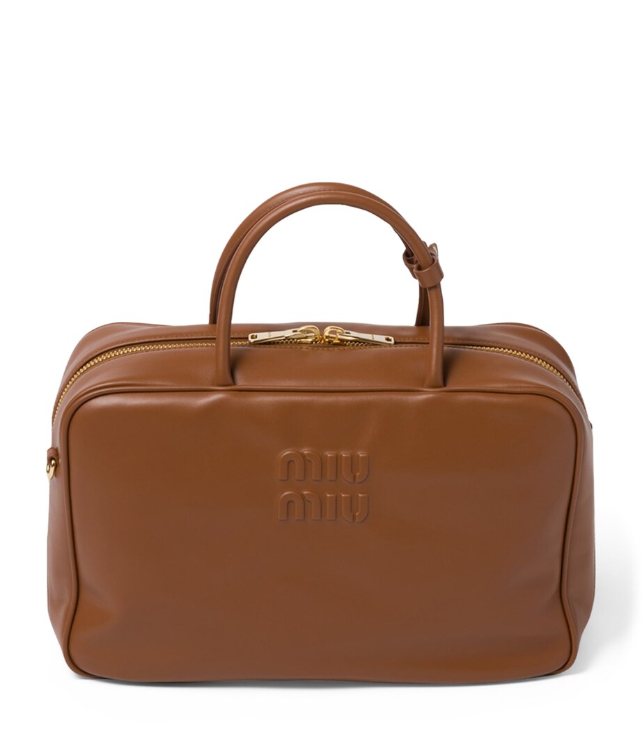 Leather Top-Handle Bag F0046 Image 1