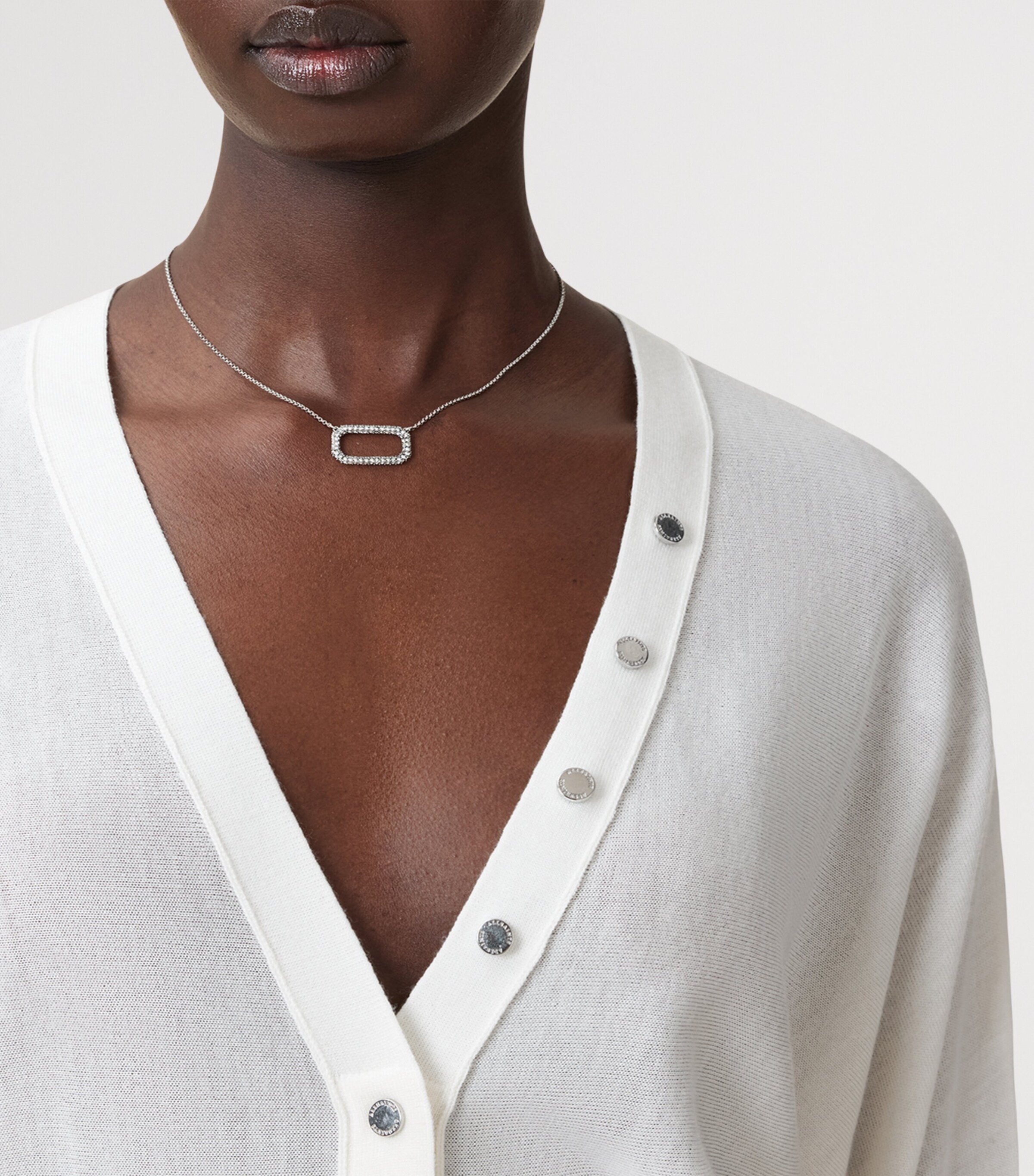 Wool Honor Cardigan CHALK WHITE Image 8