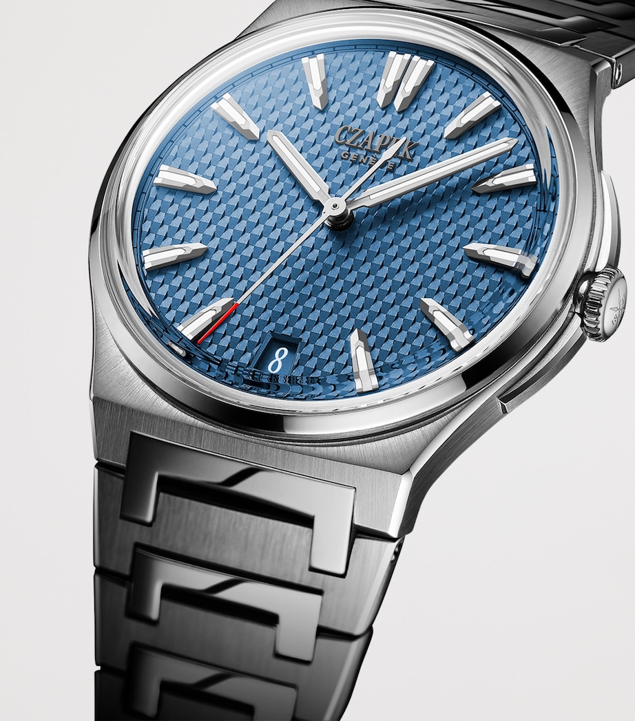 Stainless Steel Antarctique Passage de Drake Watch 38.5mm BLUE Image 2