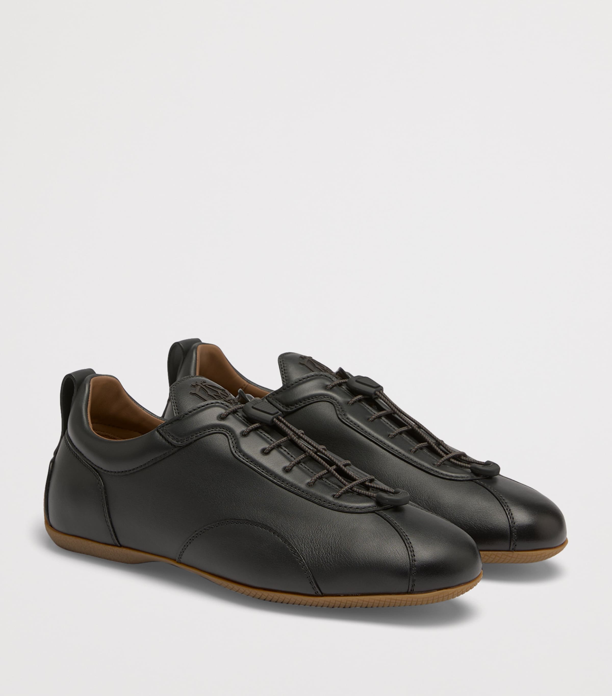 Dunhill Leather Davies Automotive Sneakers Image 2