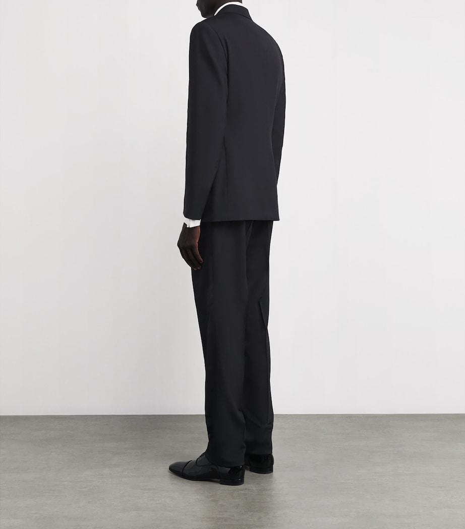 Ralph Lauren Purple Label Mens Wool 2-Piece Suit Charcoal Image 3