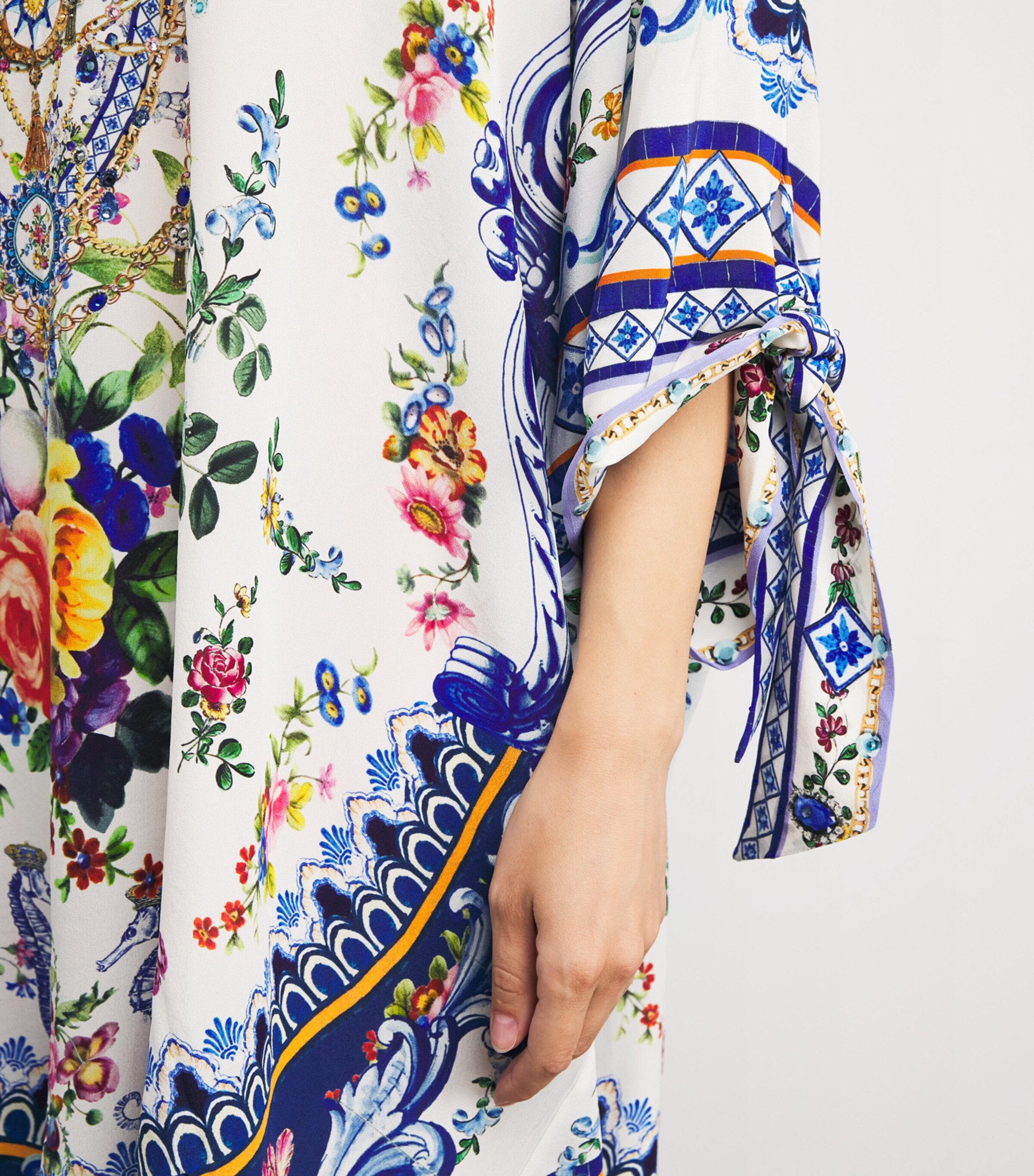 Silk Tiles Darls Short Kaftan TILEDARL Image 6