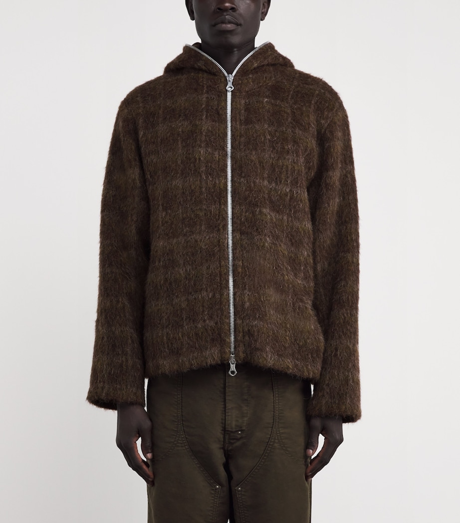 Hooded Jacket DORF CHECK WOOL Image 3