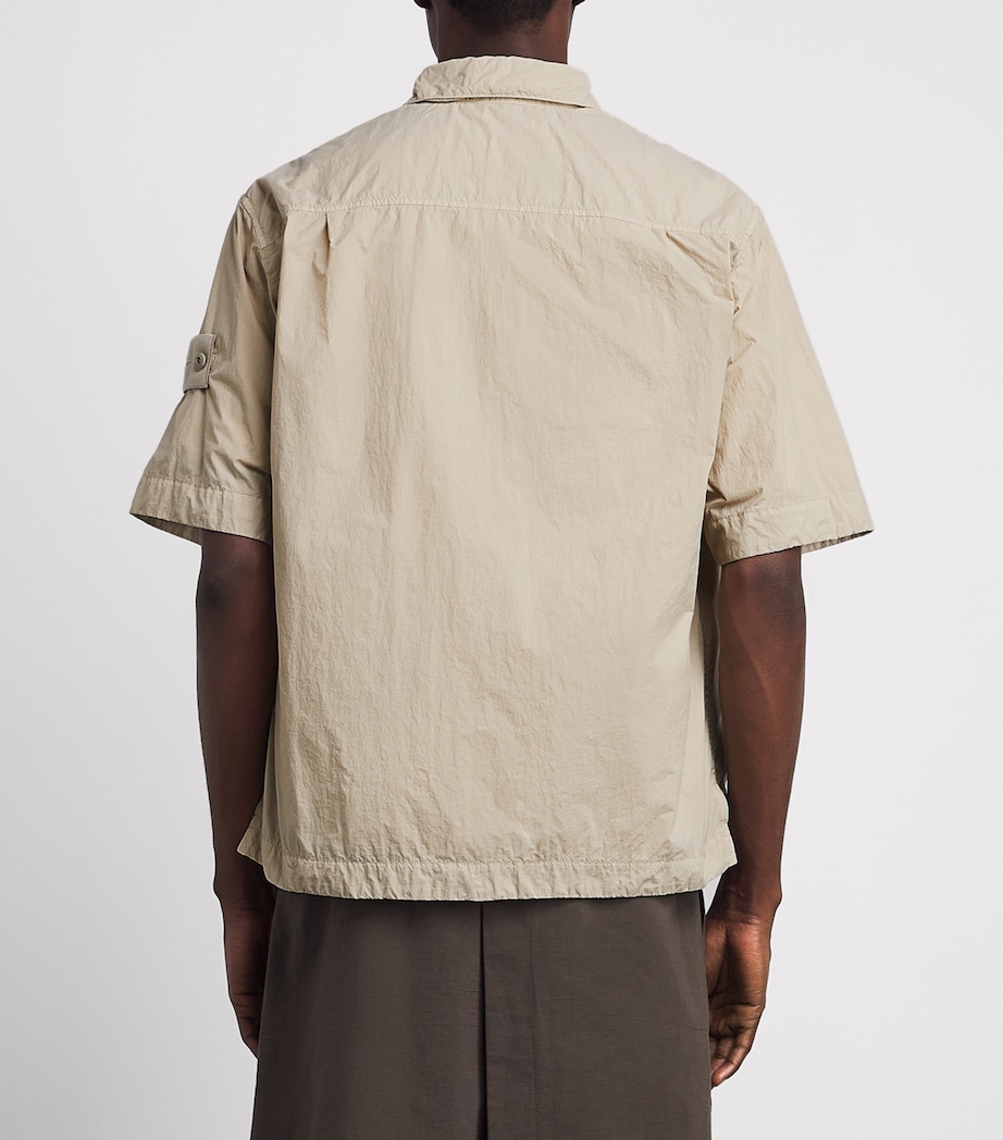 Stone Island Mens Nylon Short-Sleeve Shirt Image 5