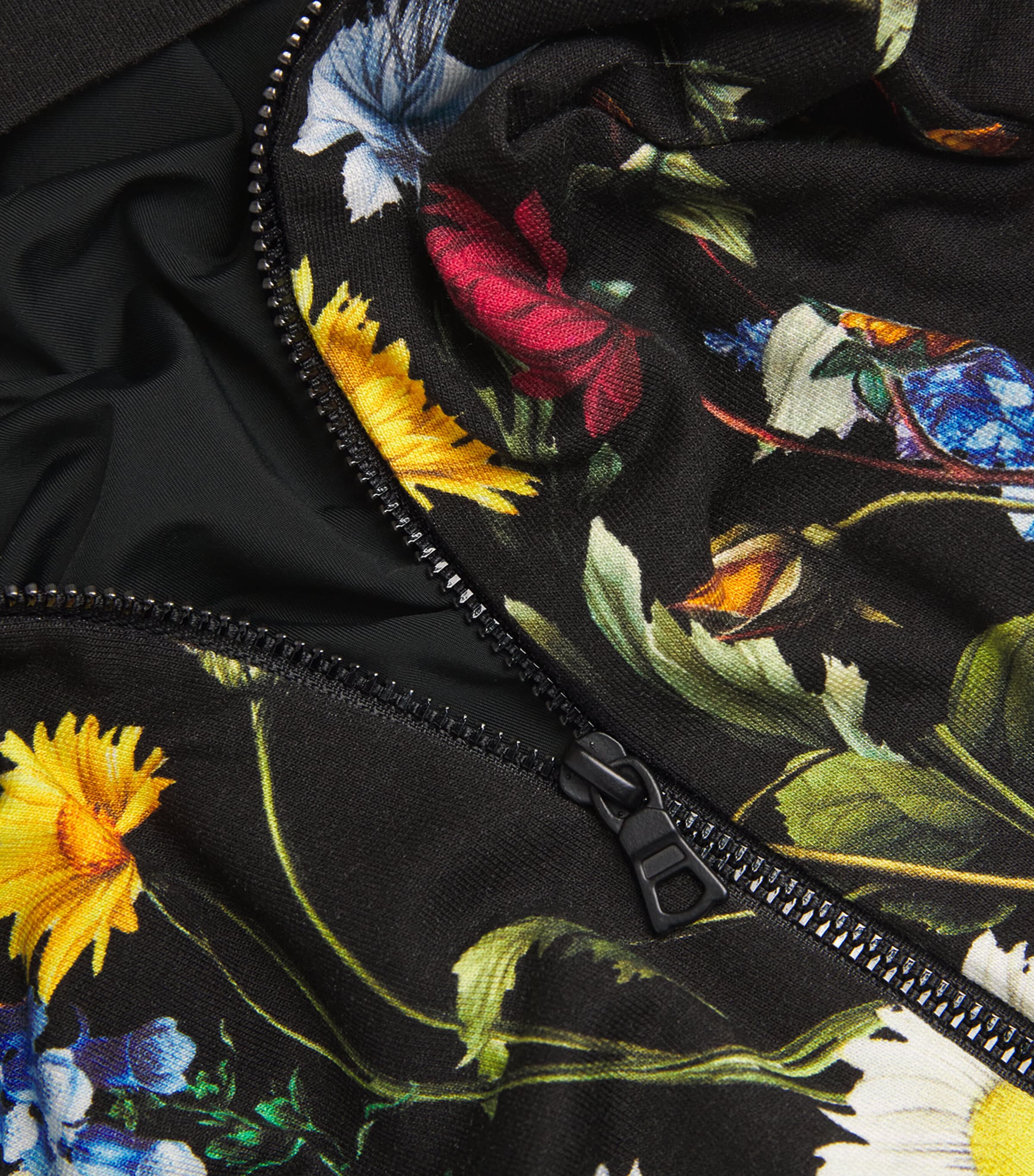 Alice+Olivia Black Floral Olea Bodysuit | Harrods UK