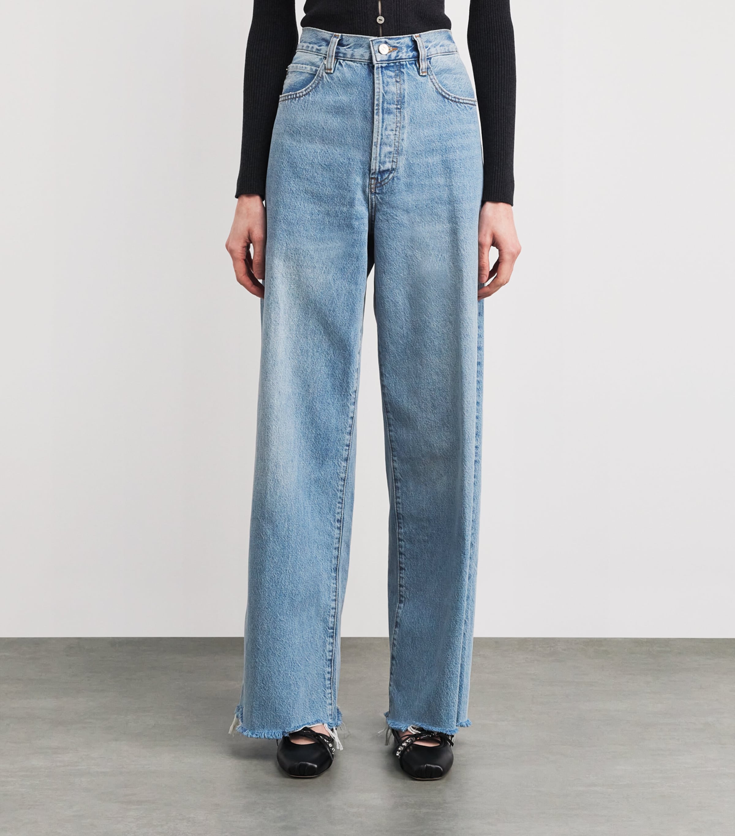 The Collegiate Wide-Leg Jeans BRNF BRINE NEW Image 3