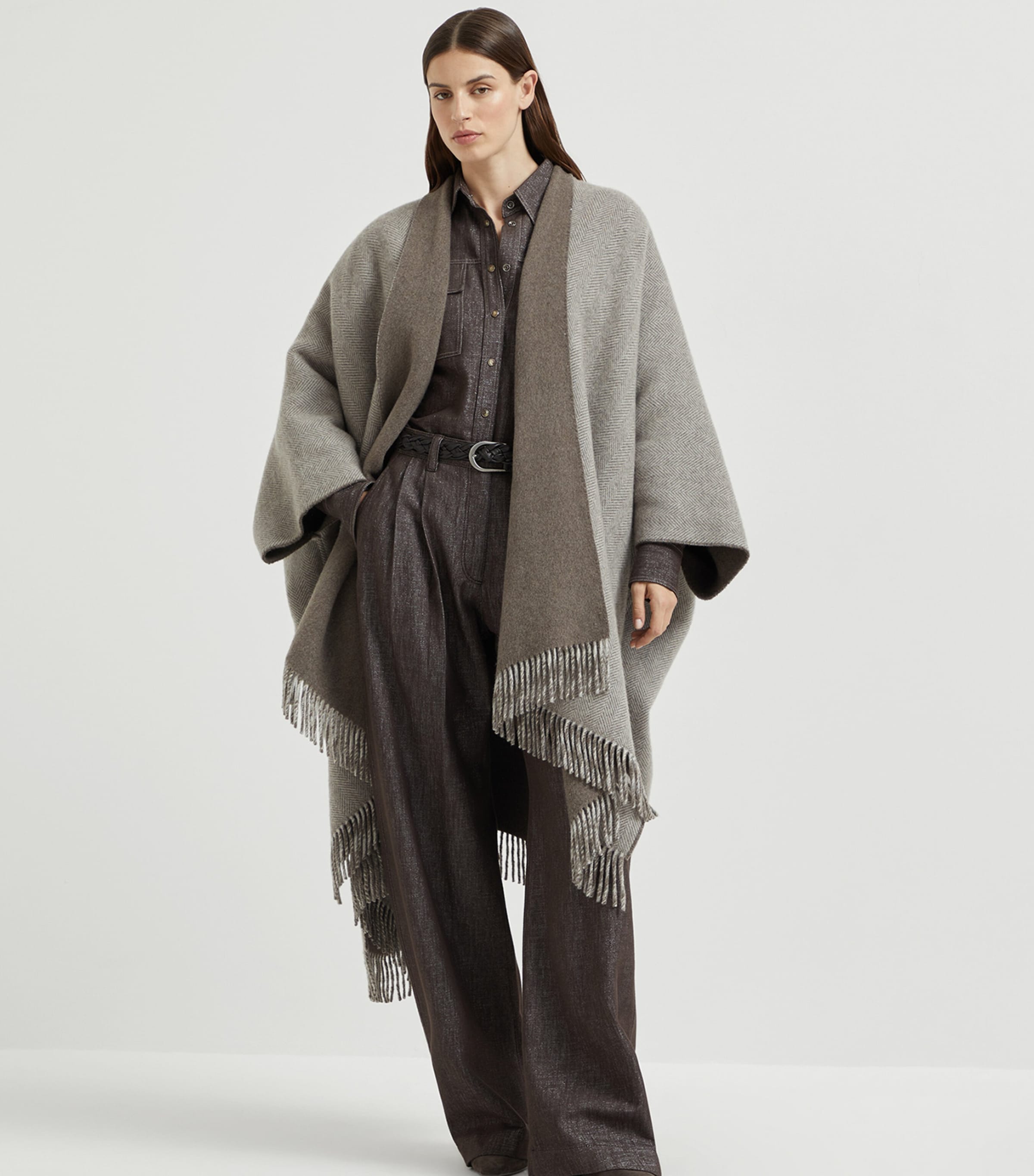 Cashmere Sparkling Poncho CYO16 Image 2