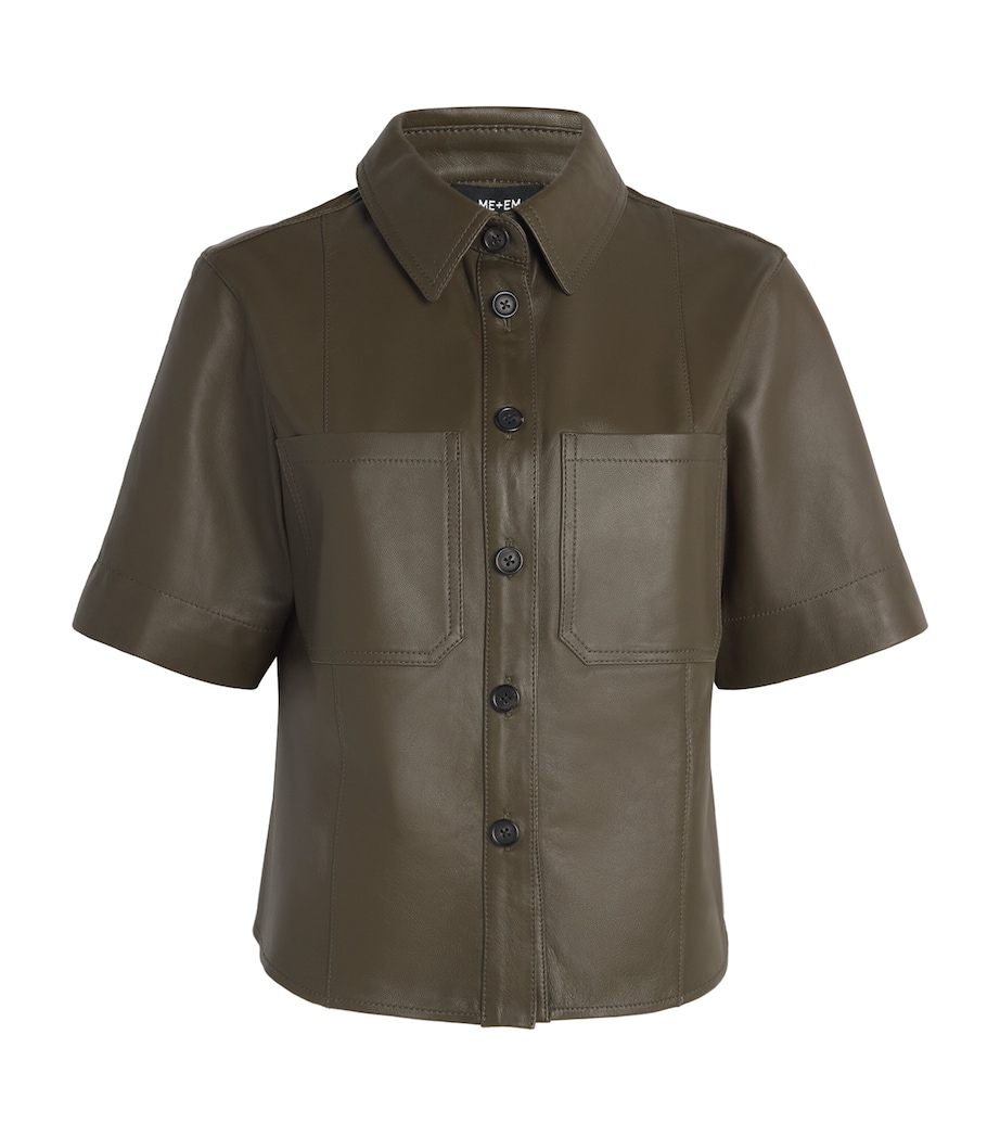 Lambskin Shirt INTENSE OLIVE Image 1