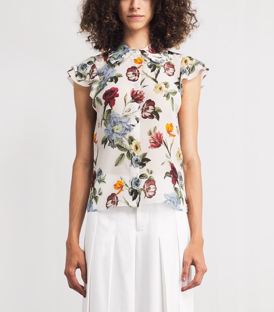 Silk Martel Blouse PROVNCE FLRL SM N108 Image 3