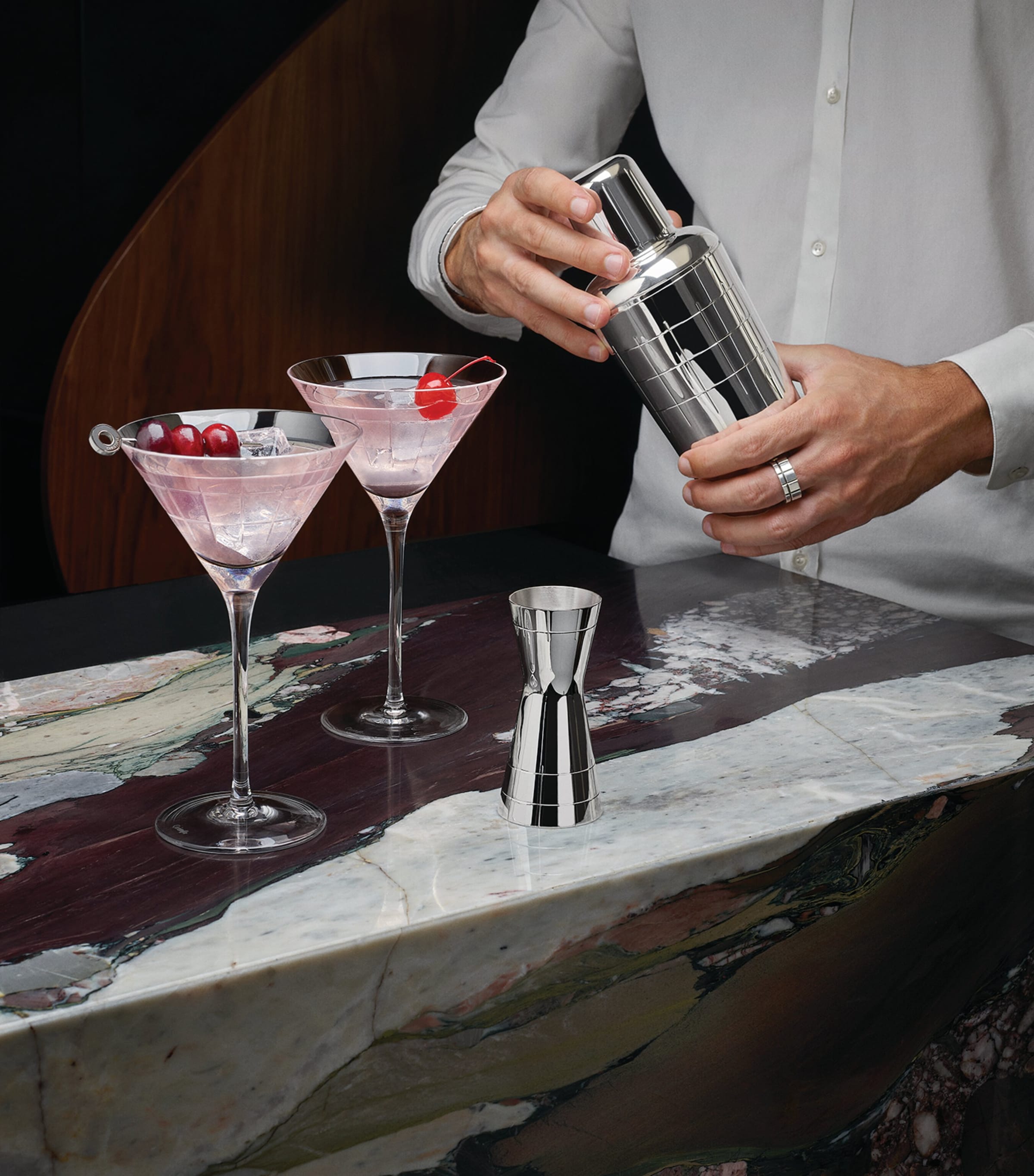 Silver-Plated Graphik Jigger SILVER Image 2