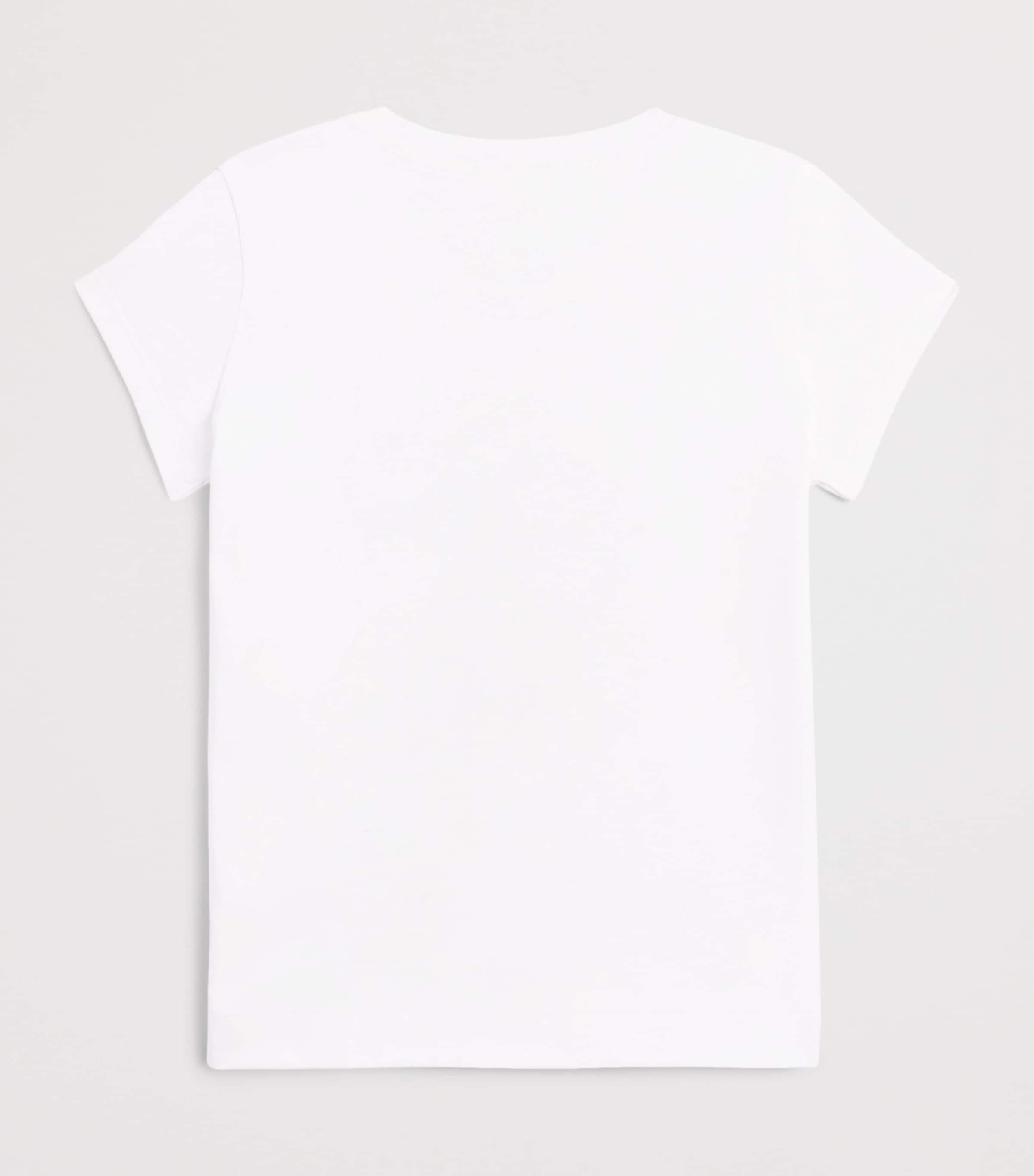 Monnalisa x Disney Stretch-Cotton Tinker Bell T-Shirt (2-12 Years) Optical White Image 2