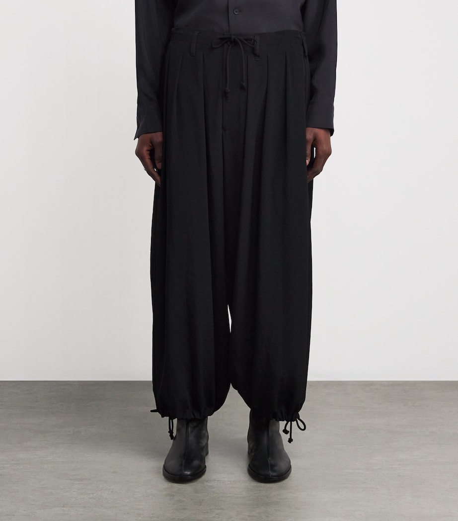 Tuxedo Standard Balloon Trousers BLACK Image 3