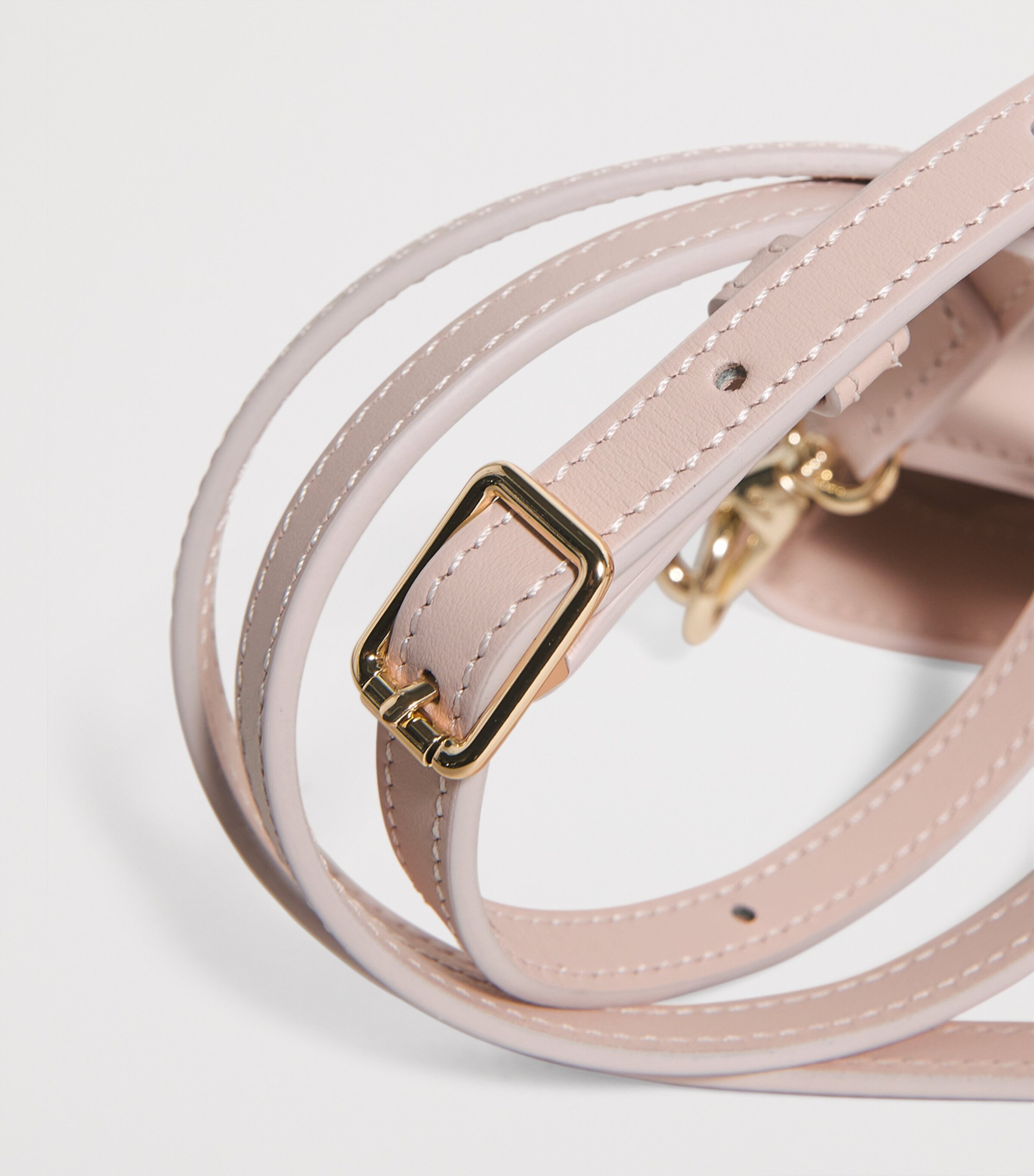 Longchamp Extra Small Leather Le Roseau Cross-Body Bag Petal Pink Image 6