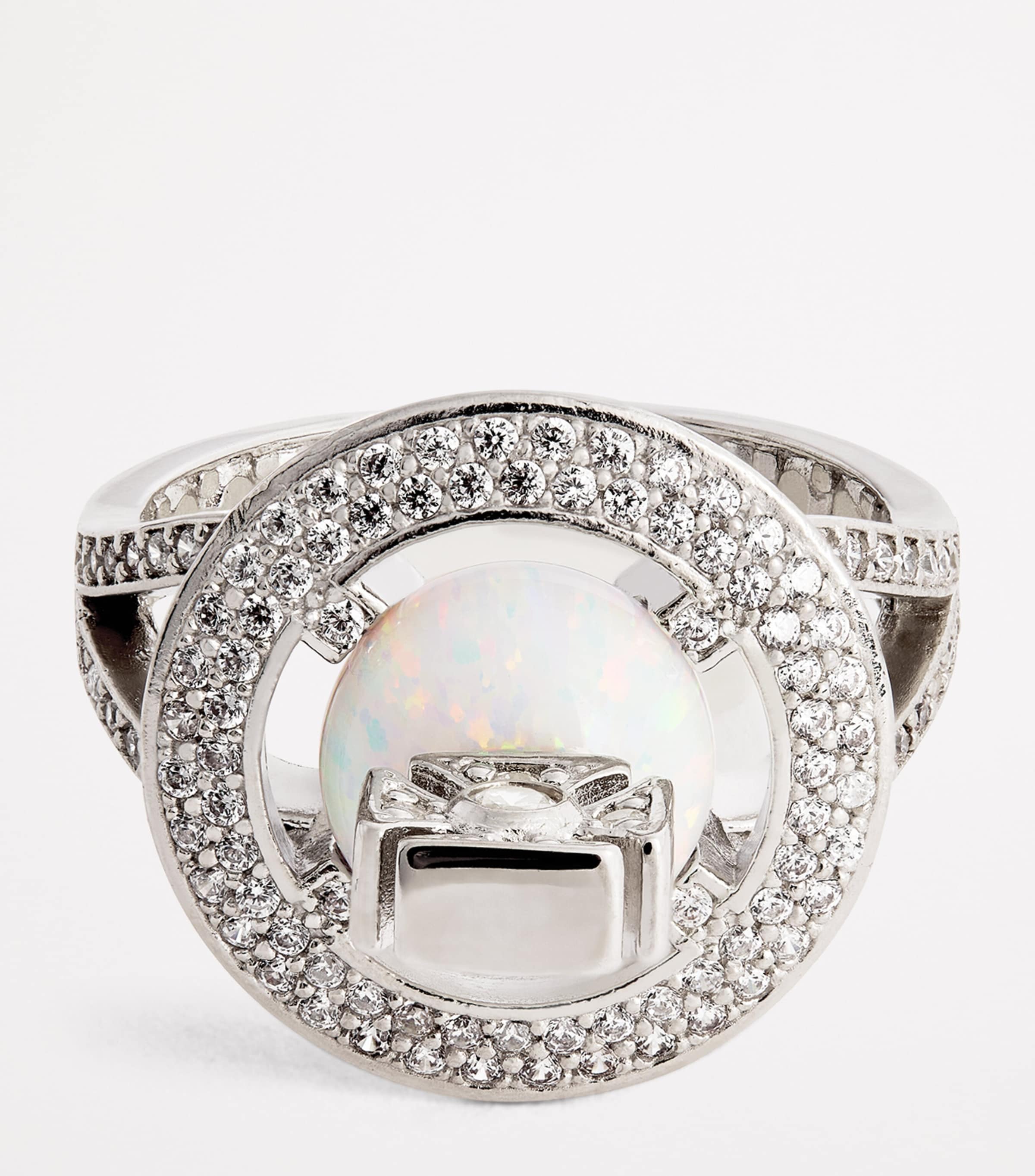 Sterling Silver Eabha Ring P475 PLATINUM BLUE Image 4